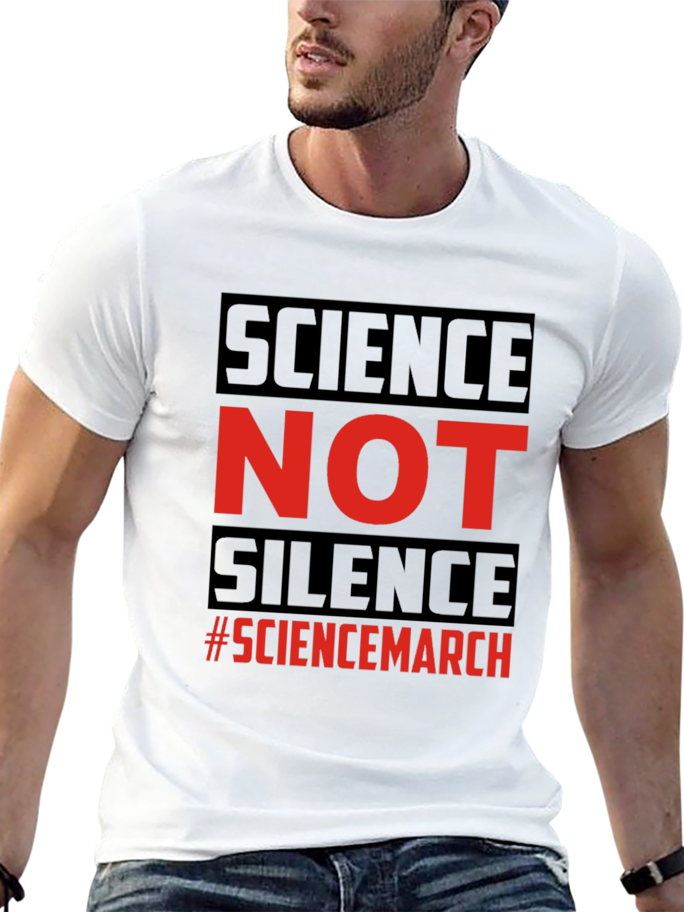 Science Not Silence T-Shirt - Science March Tee