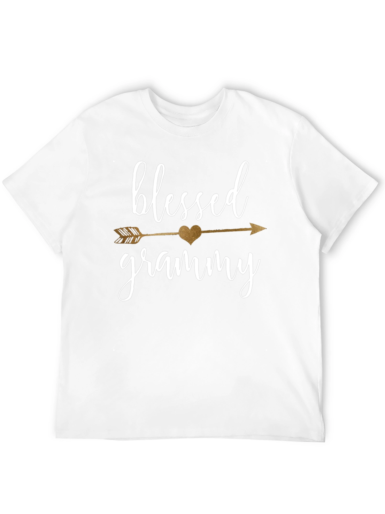 Blessed Grammy T-Shirt Heart Arrow Design
