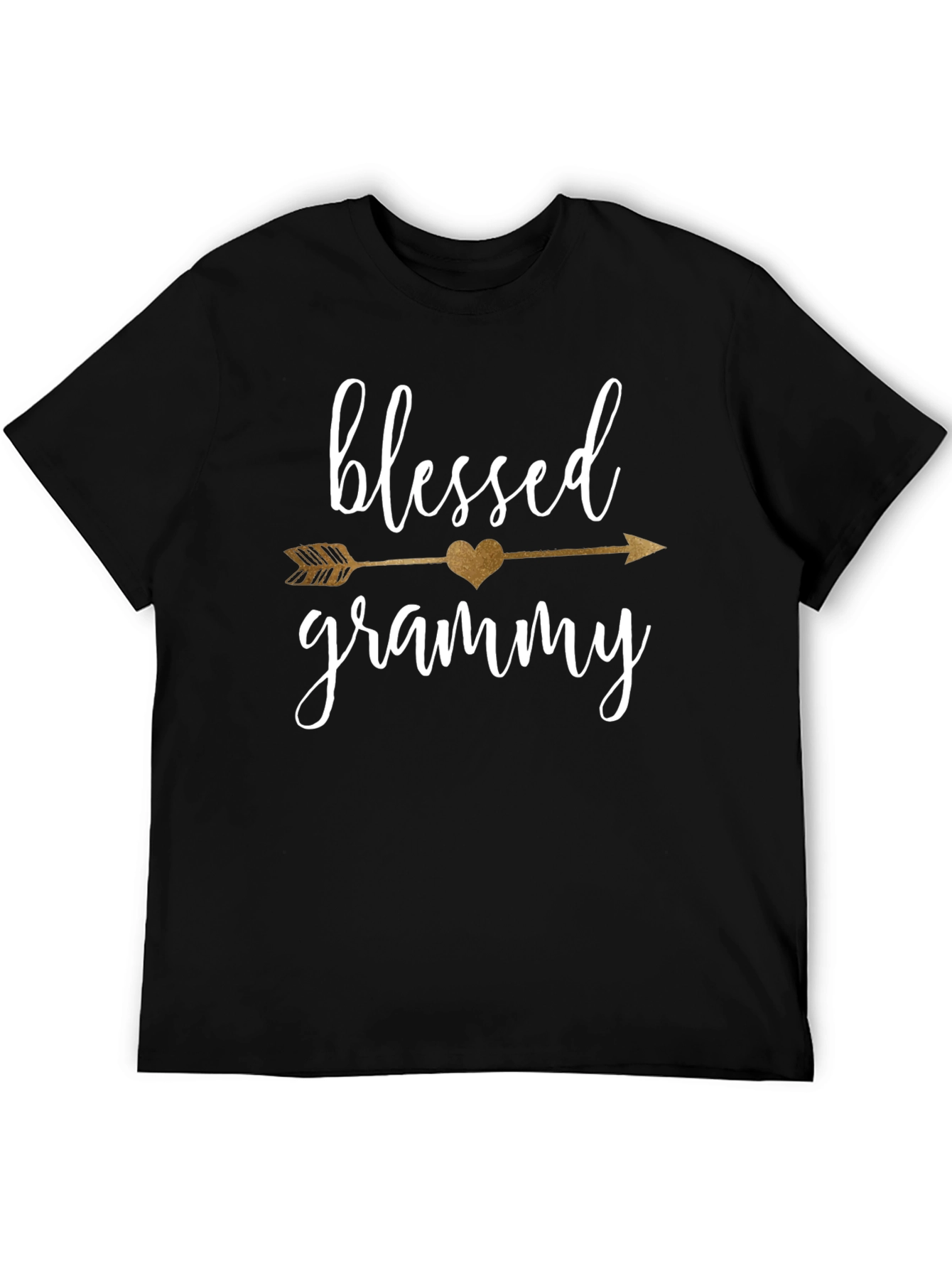 Blessed Grammy T-Shirt Heart Arrow Design