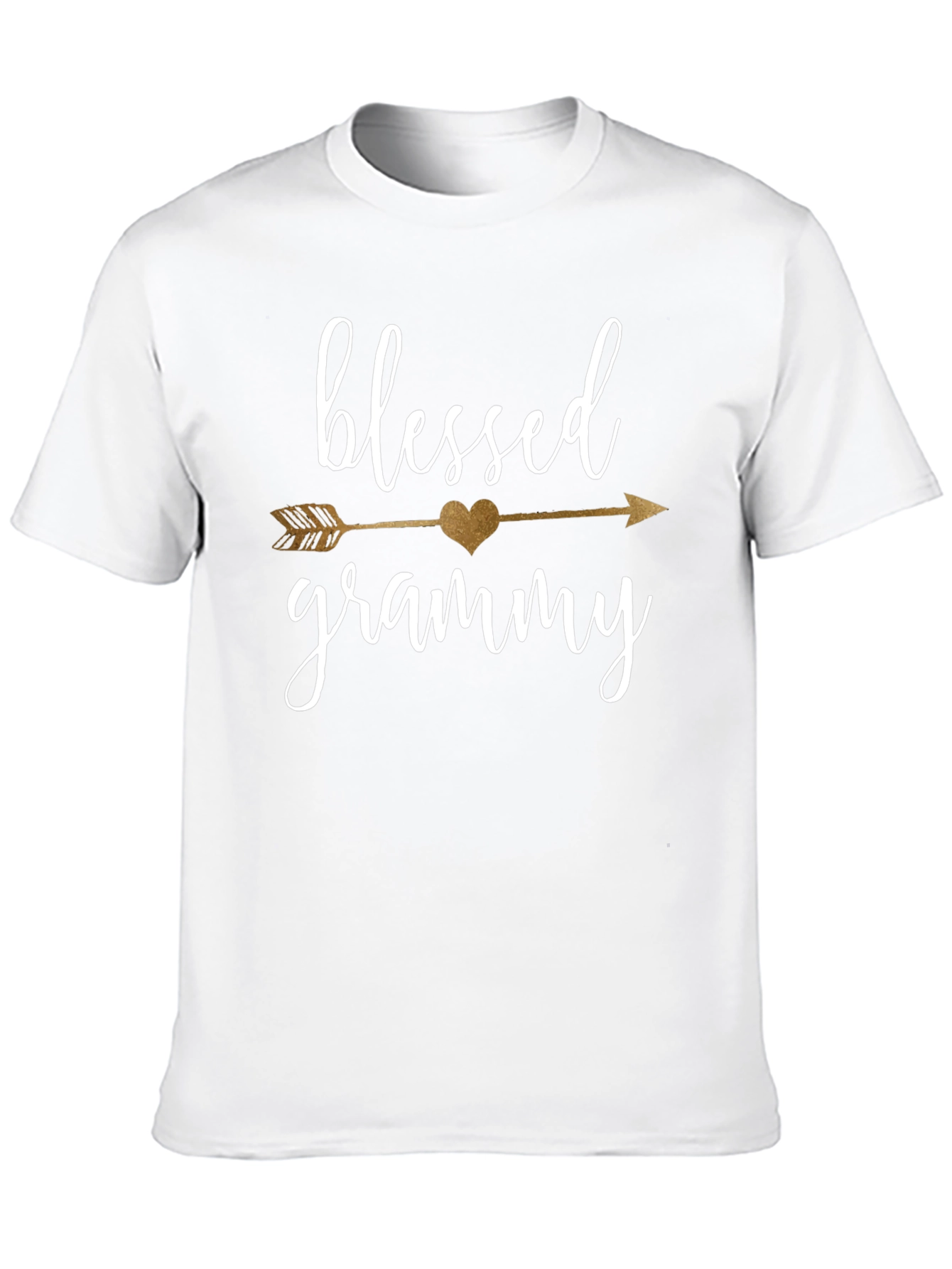 Blessed Grammy T-Shirt Heart Arrow Design