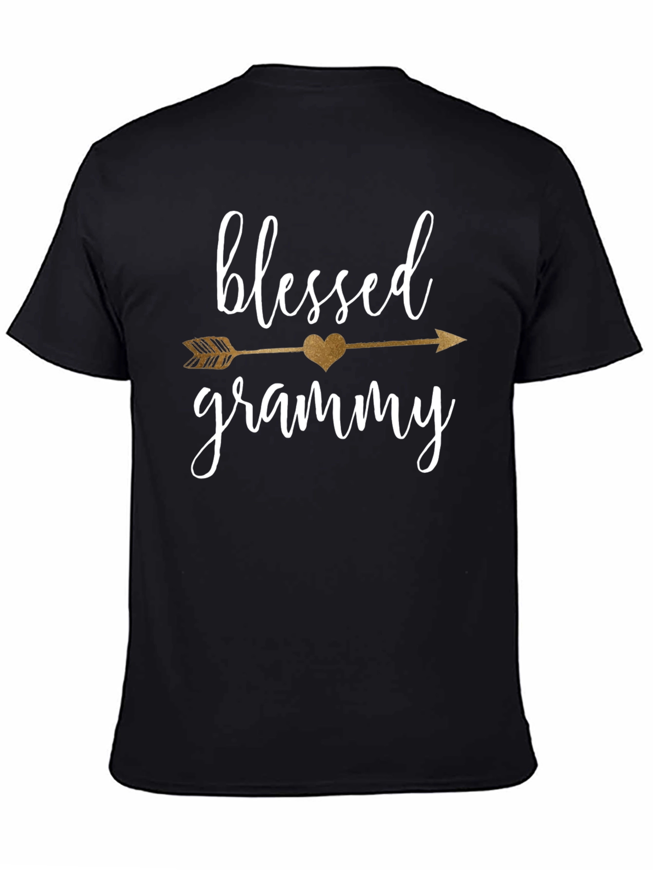 Blessed Grammy T-Shirt Heart Arrow Design