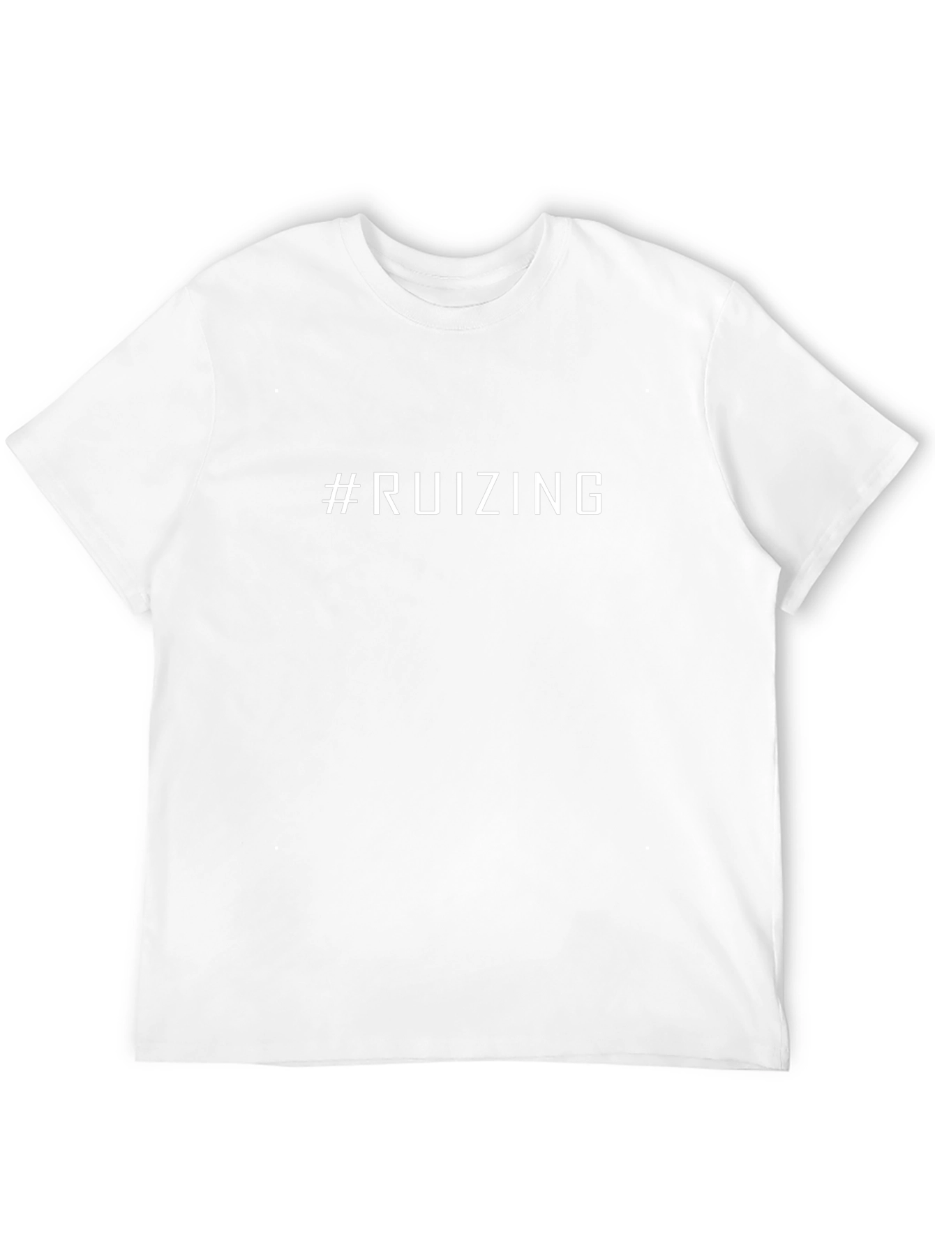 #Ruizing Black Graphic Tee - Modern Trendy Style