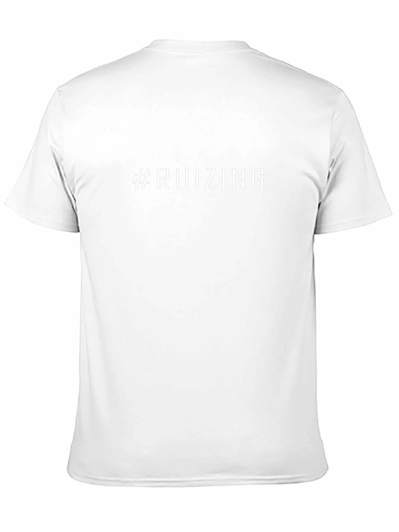 #Ruizing Black Graphic Tee - Modern Trendy Style