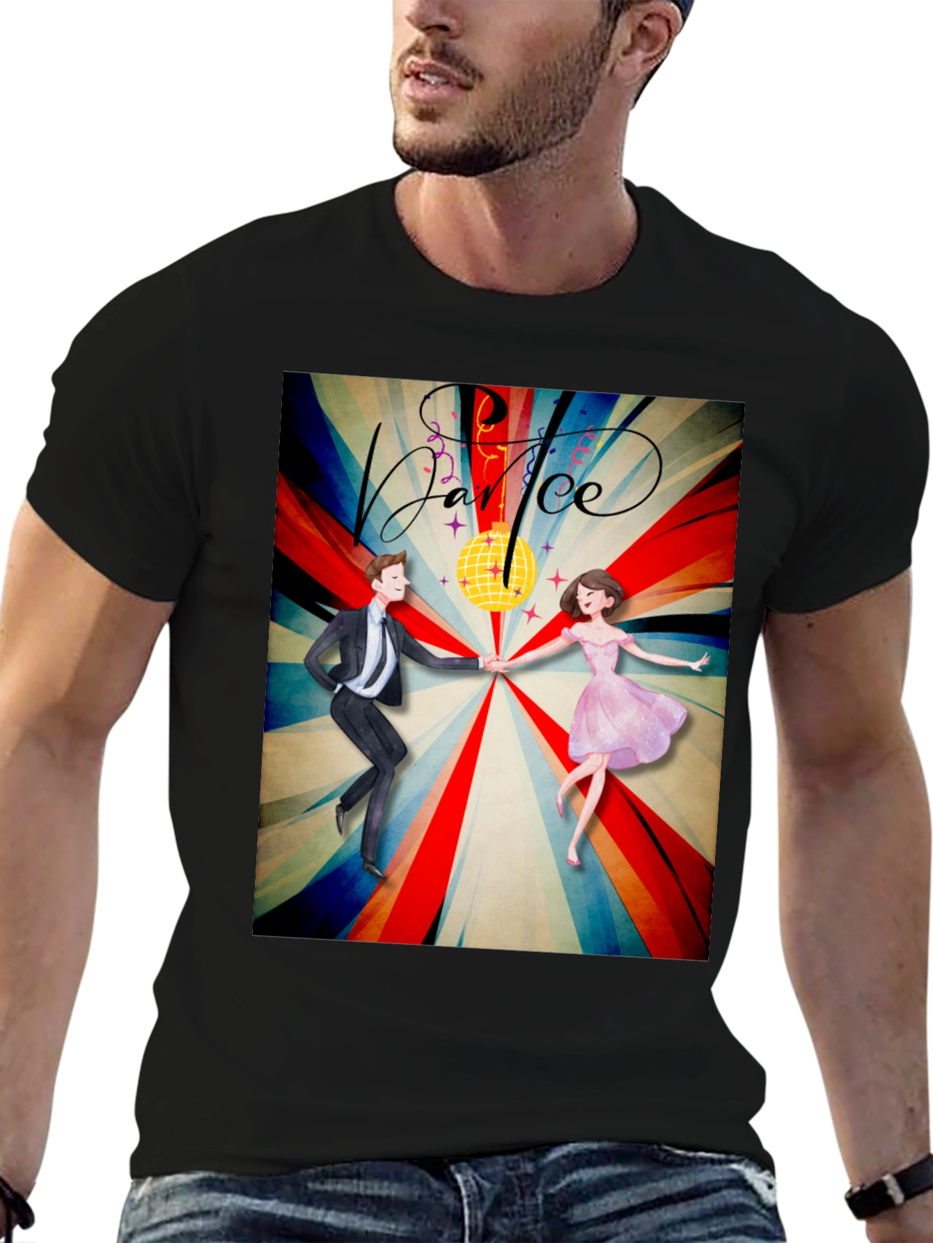 Retro Dance Graphic Tee