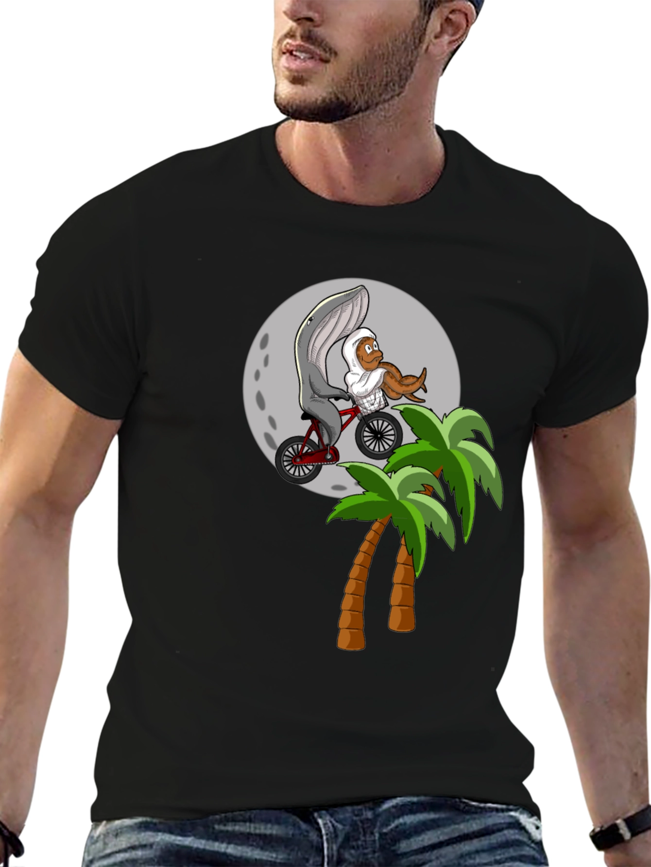 Whimsical Whale & Octopus T-Shirt