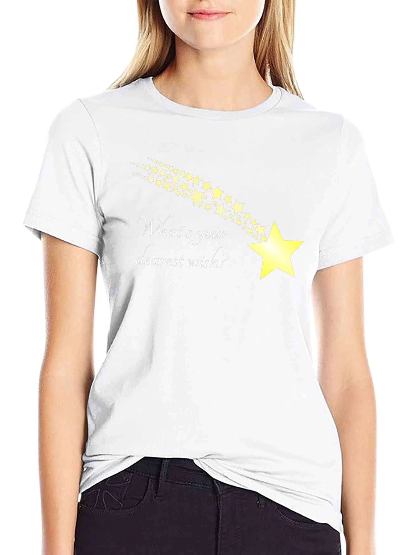 Wish Upon A Star Black T-Shirt