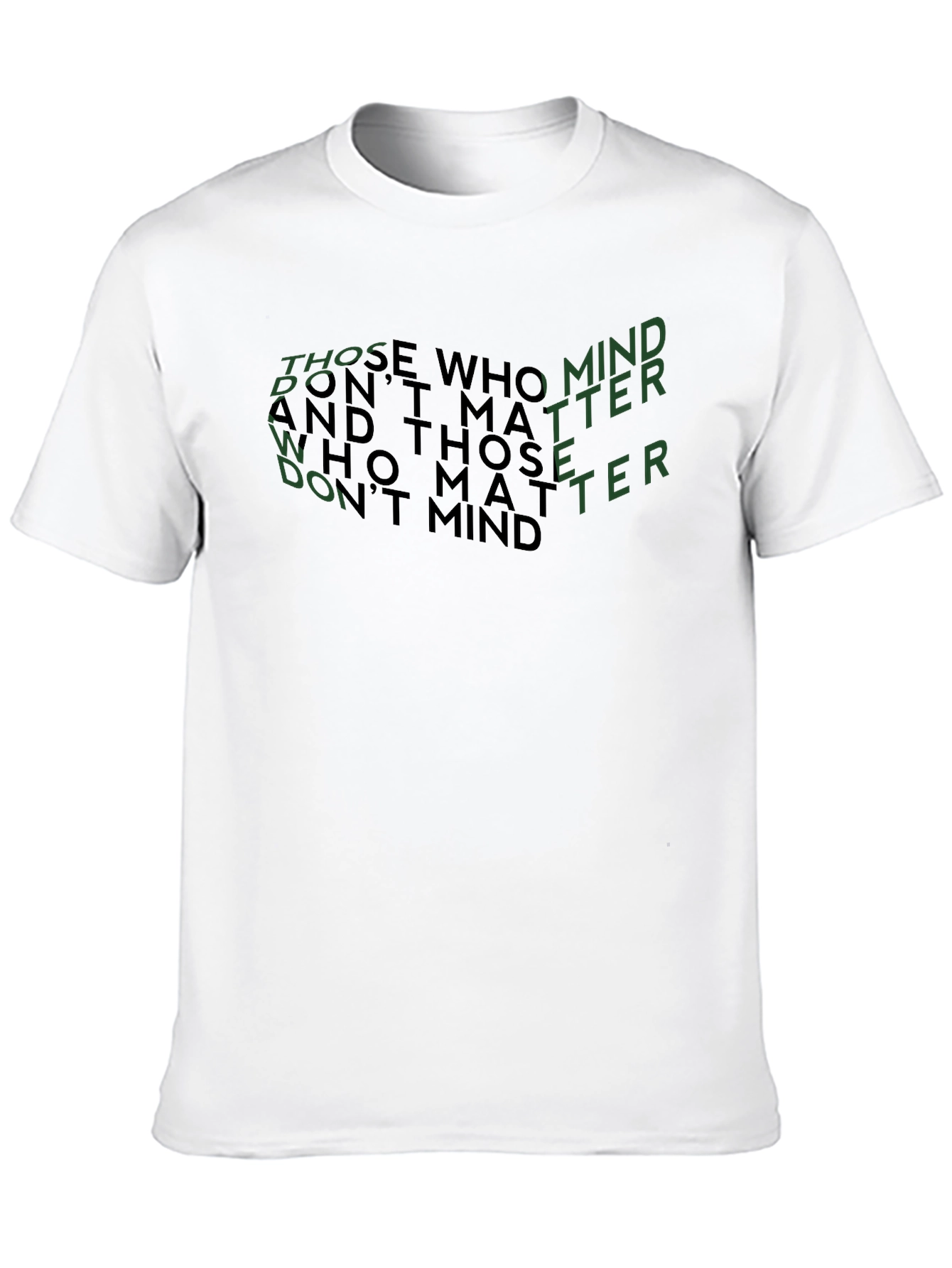 Mind Over Matter Graphic Tee - Black