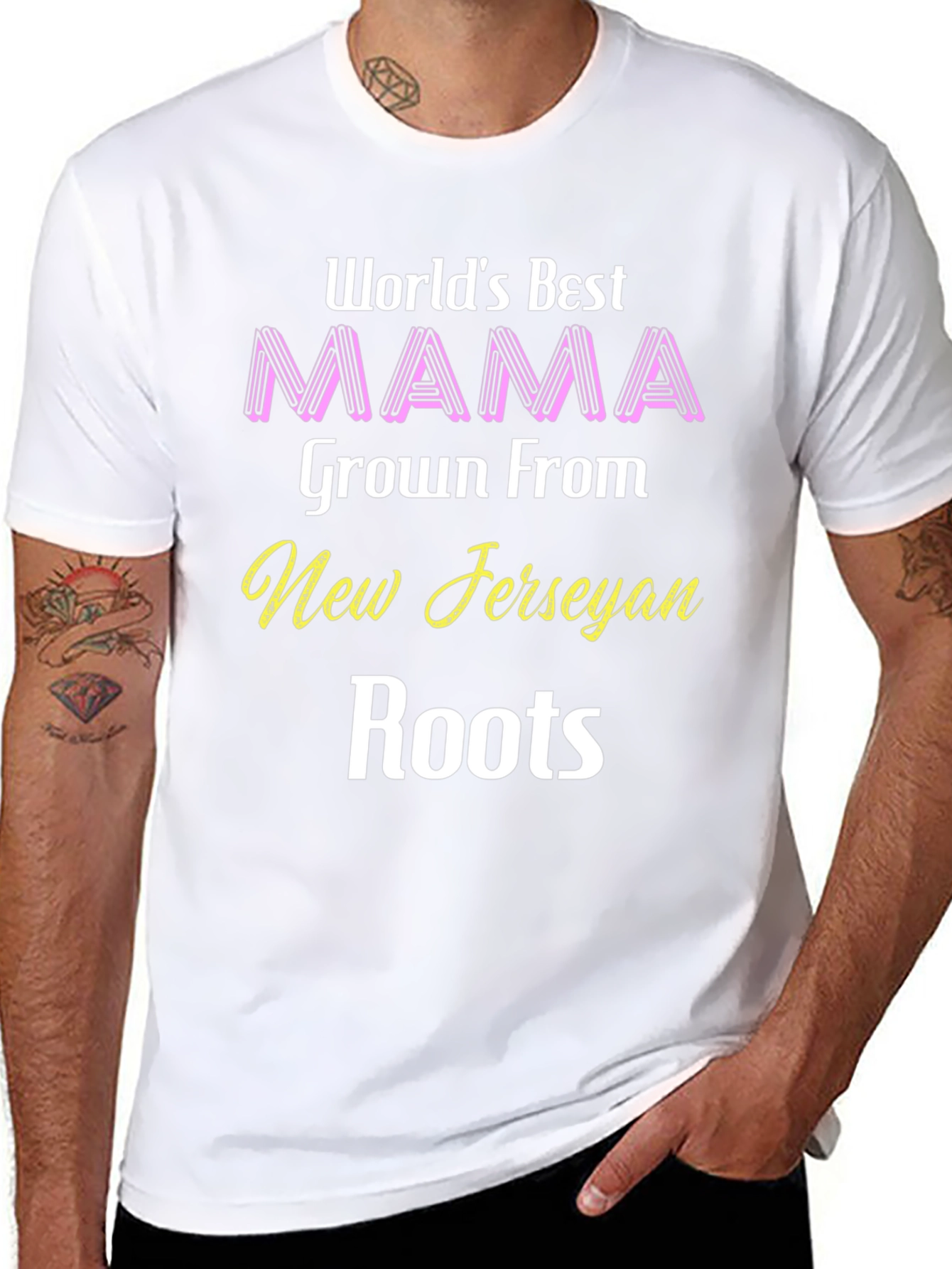 Worlds Best New Jersey Mama T-Shirt