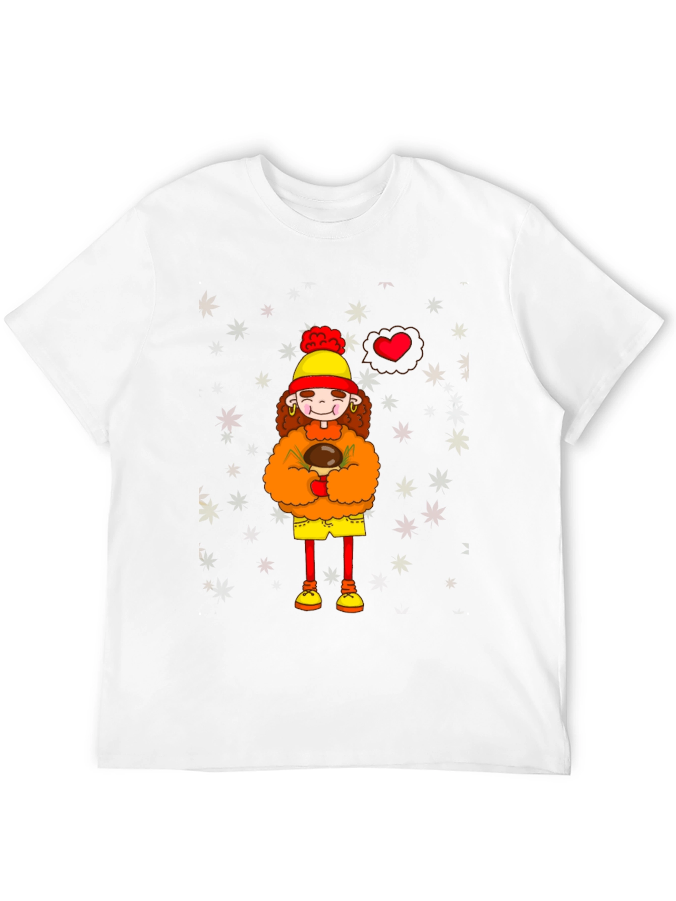 Cartoon Graphic Print T-Shirt
