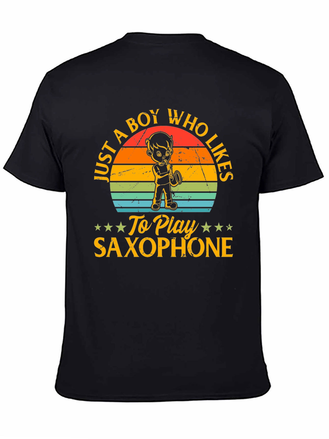 Saxophone Player T-Shirt: Just a Boy Who Likes Saxophone