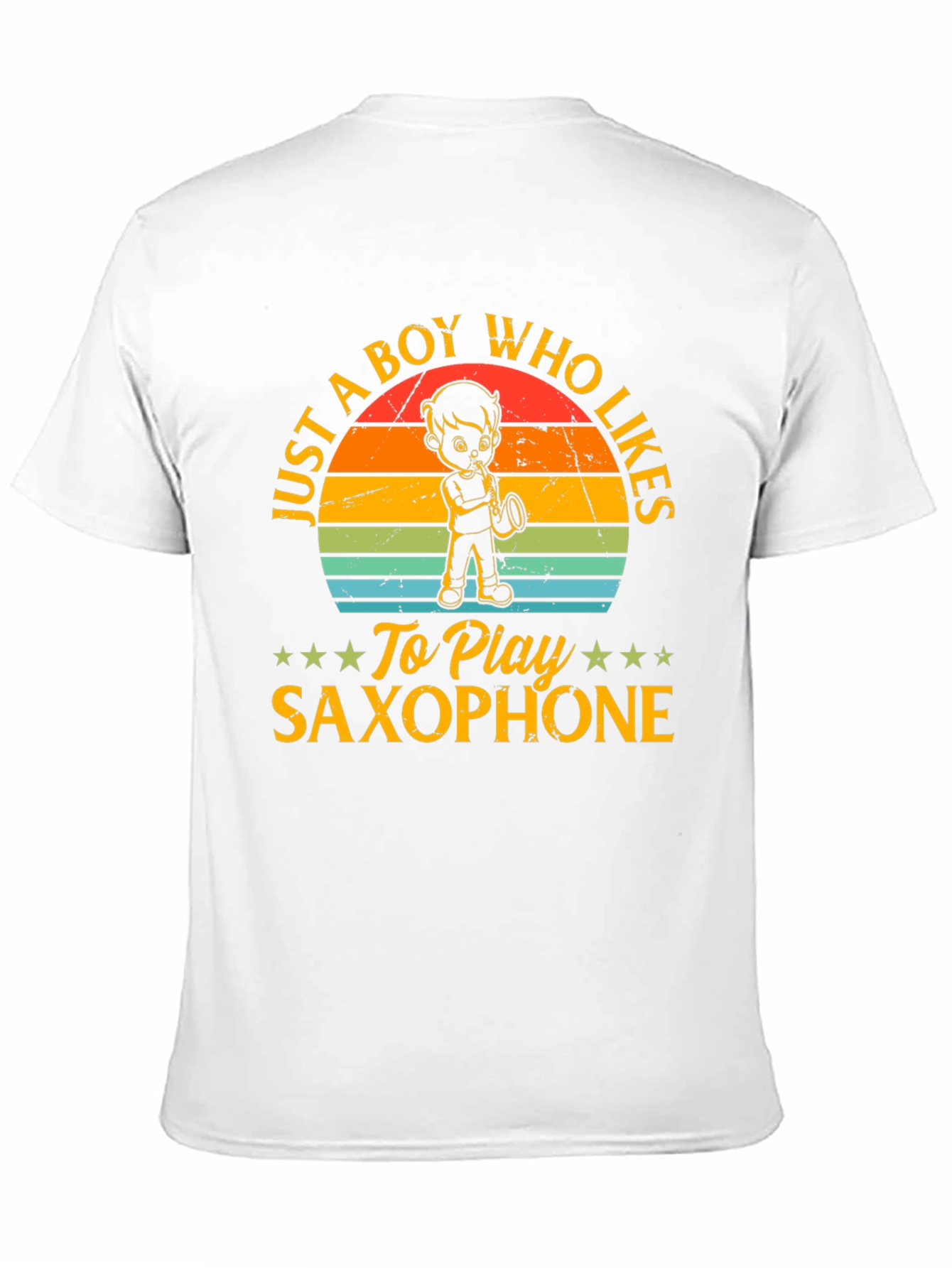 Saxophone Player T-Shirt: Just a Boy Who Likes Saxophone