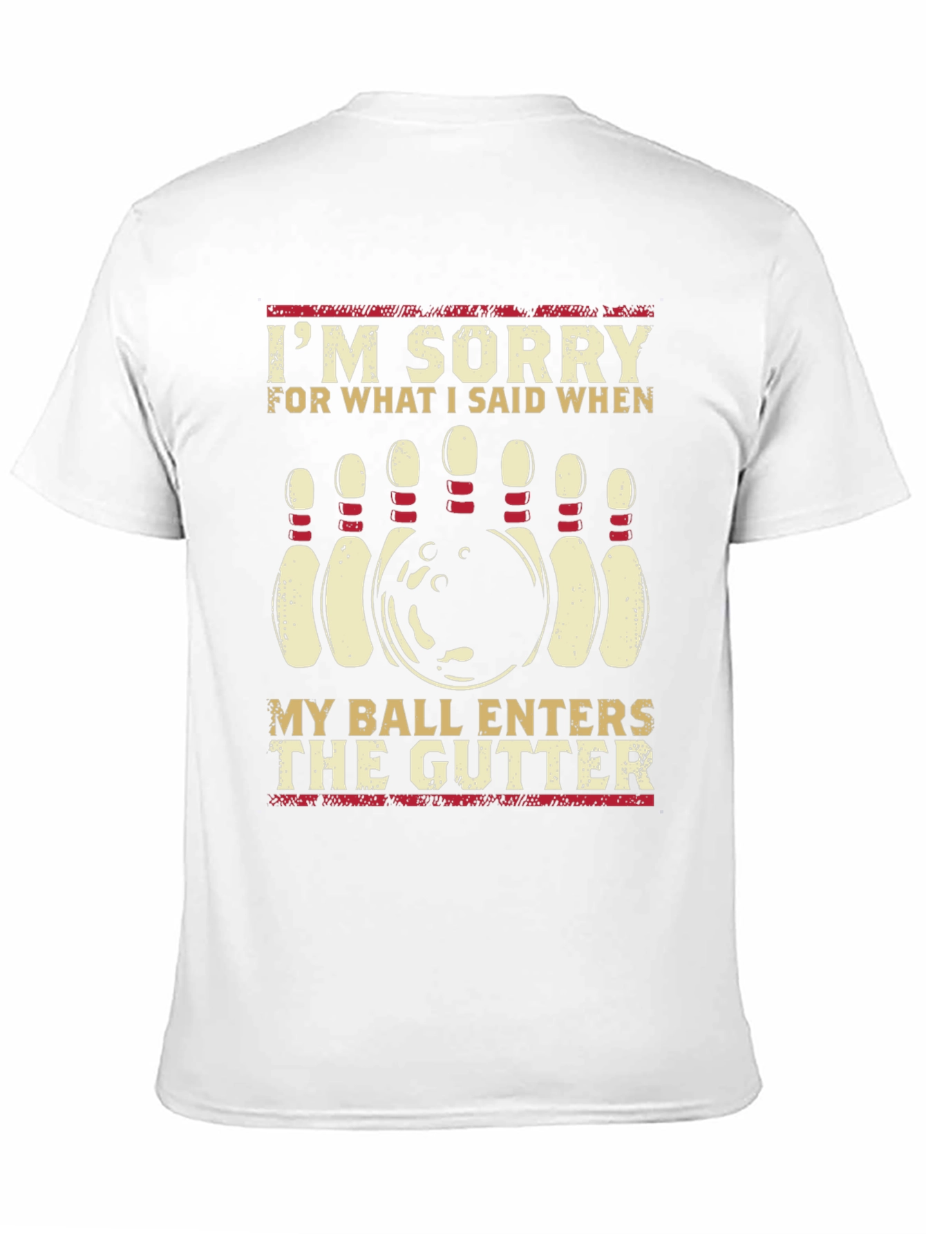 Bowling Humor Graphic T-Shirt
