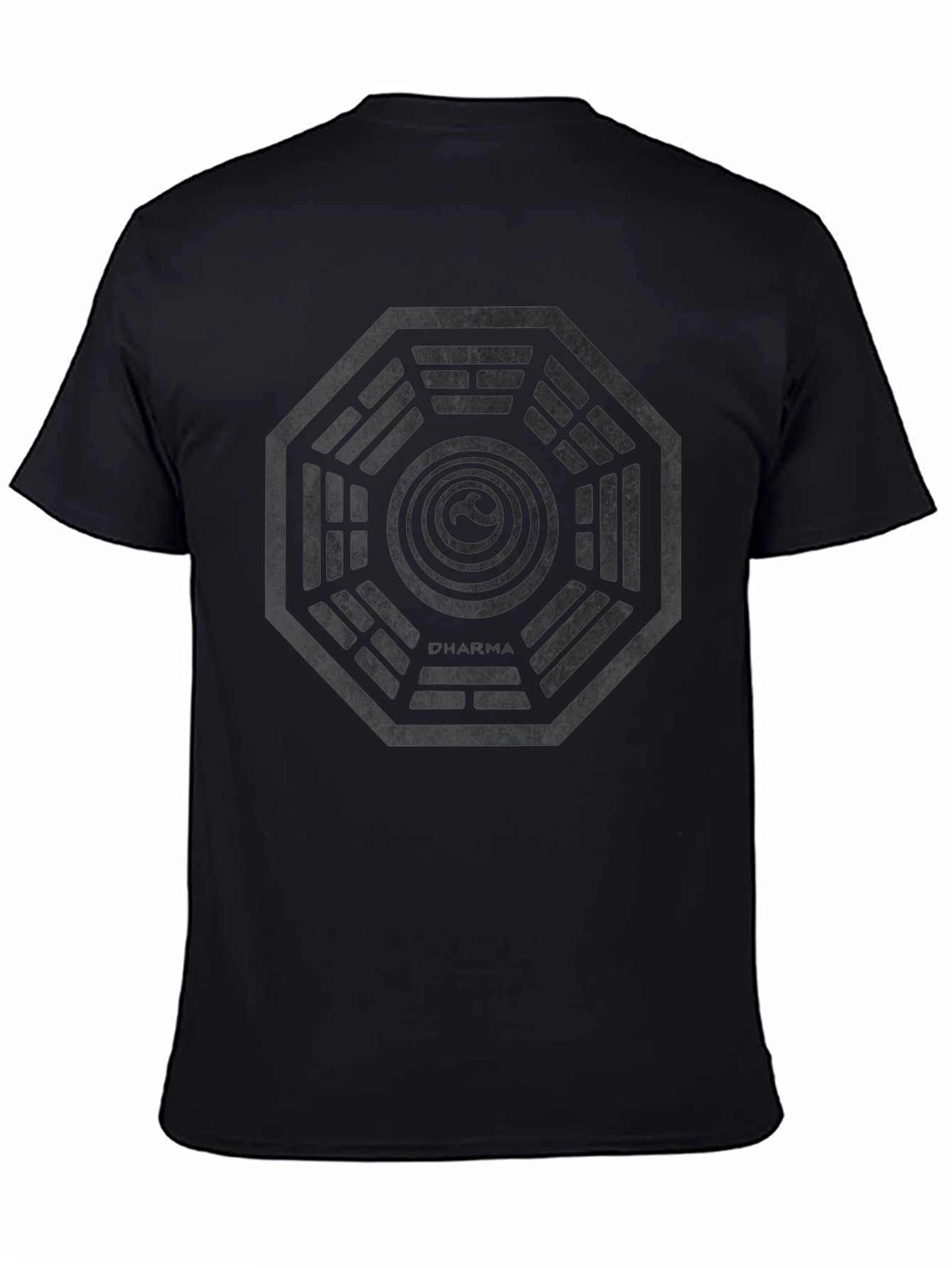 Dharma Initiative Black T-Shirt - Lost TV Show Inspired