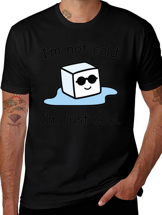 Cool Ice Cube Graphic Tee - Im Not Cold Im Just Cool