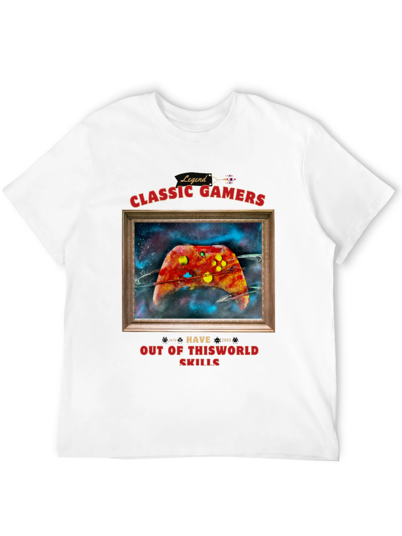 Classic Gamers Black T-Shirt