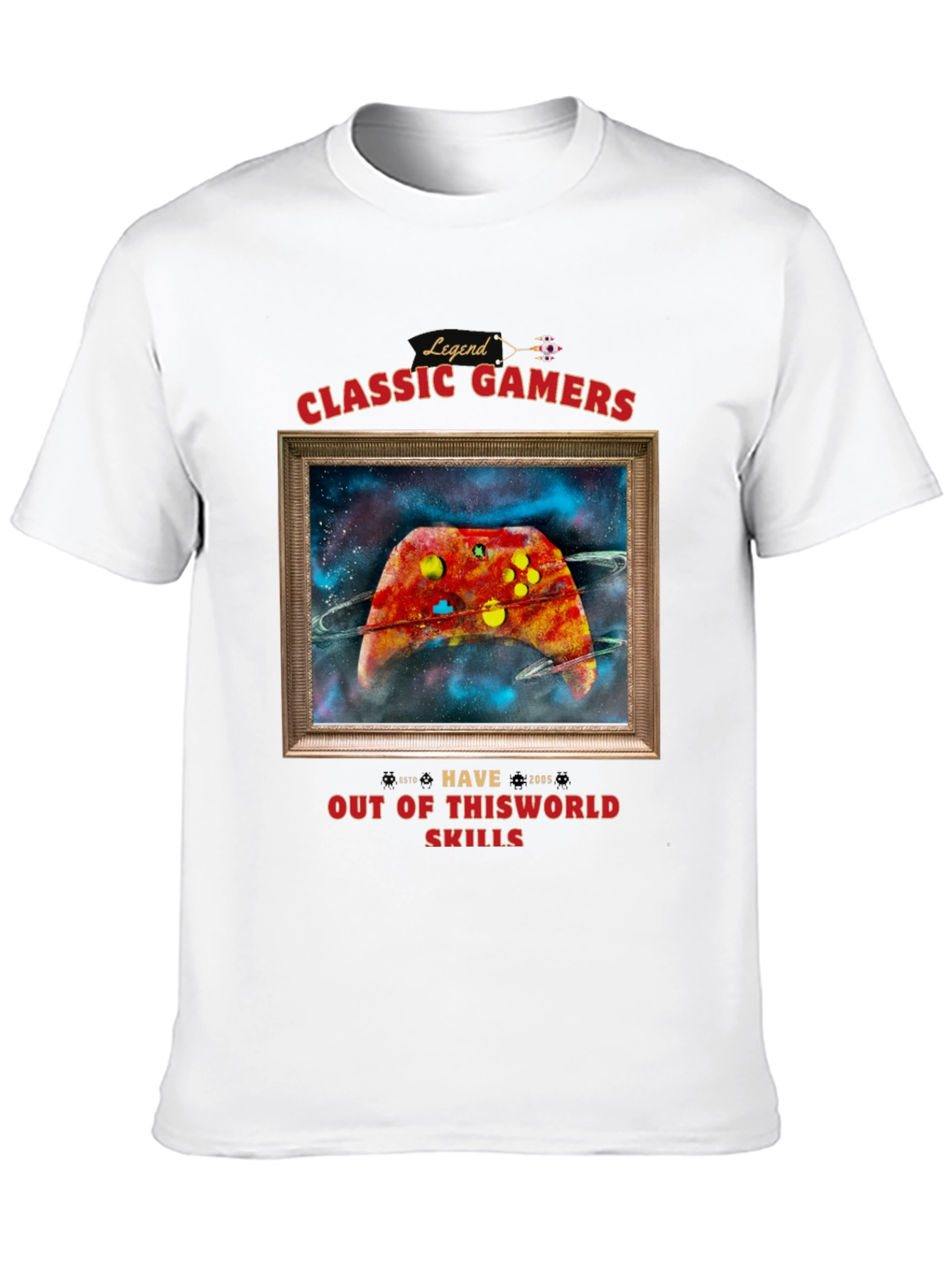 Classic Gamers Black T-Shirt