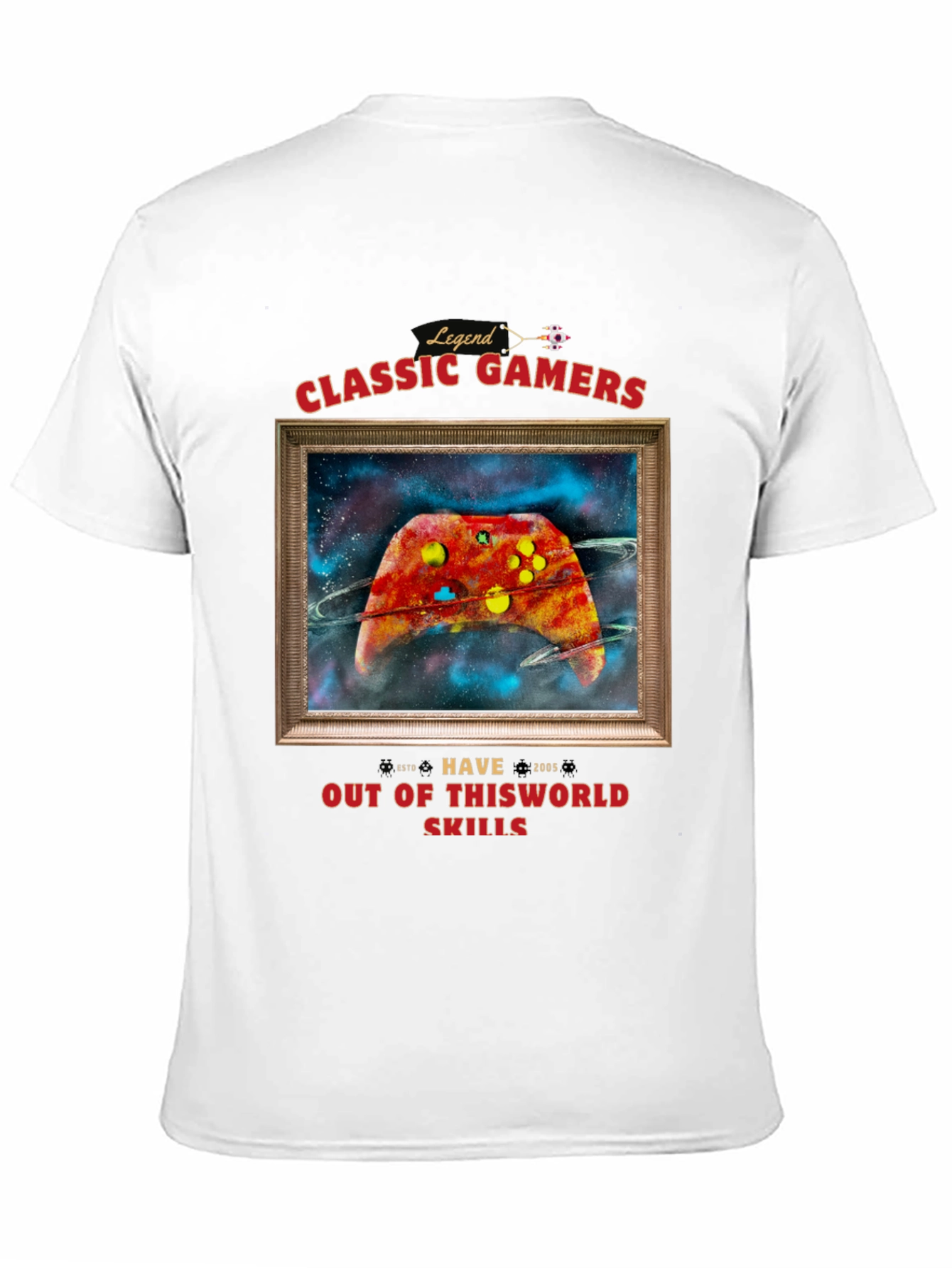 Classic Gamers Black T-Shirt