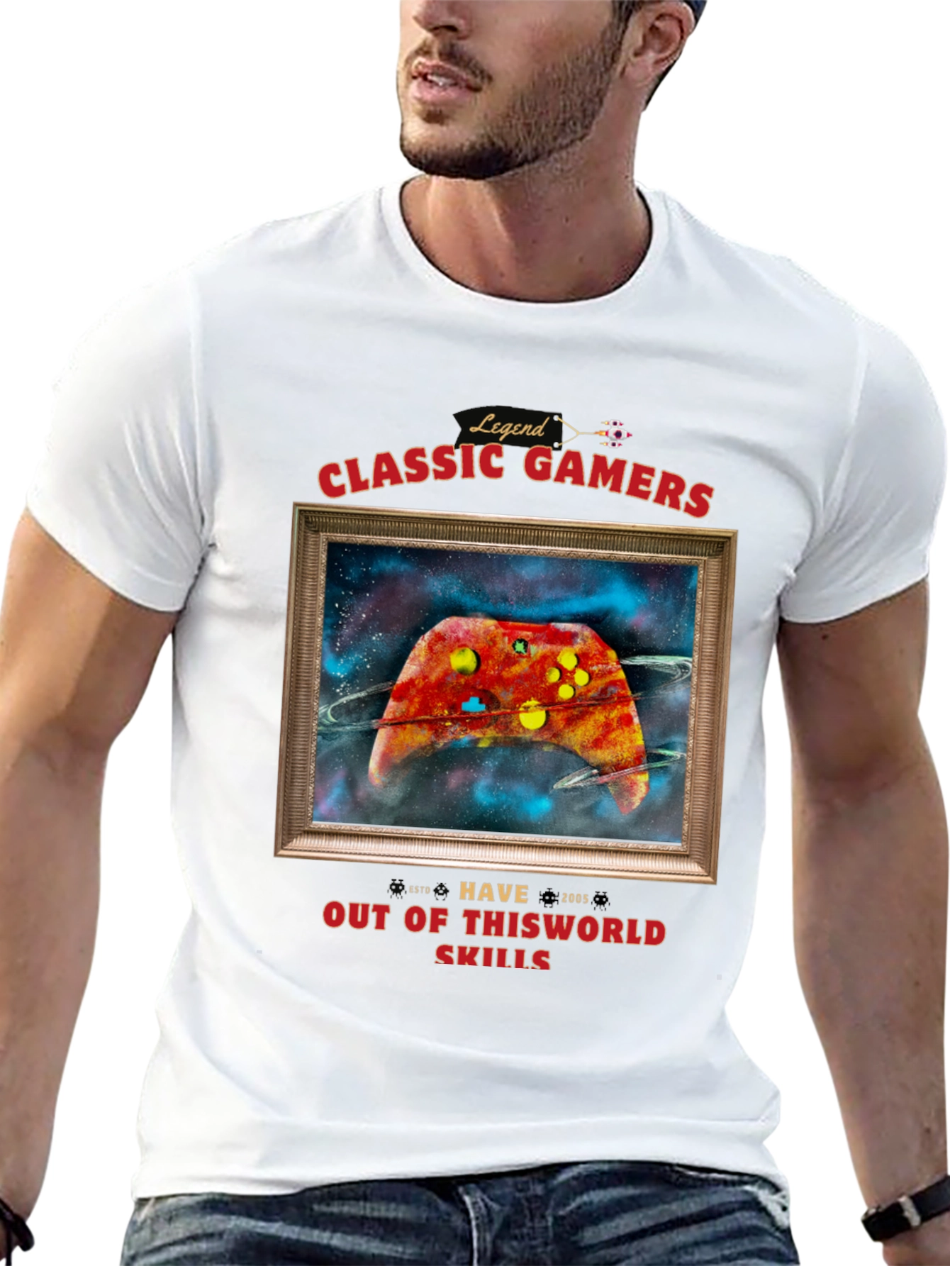 Classic Gamers Black T-Shirt