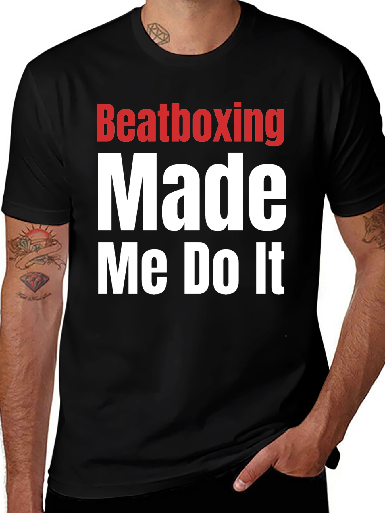 Beatboxing Made Me Do It Graphic T-Shirt