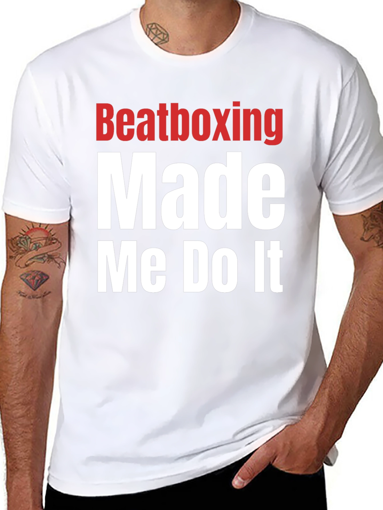 Beatboxing Made Me Do It Graphic T-Shirt