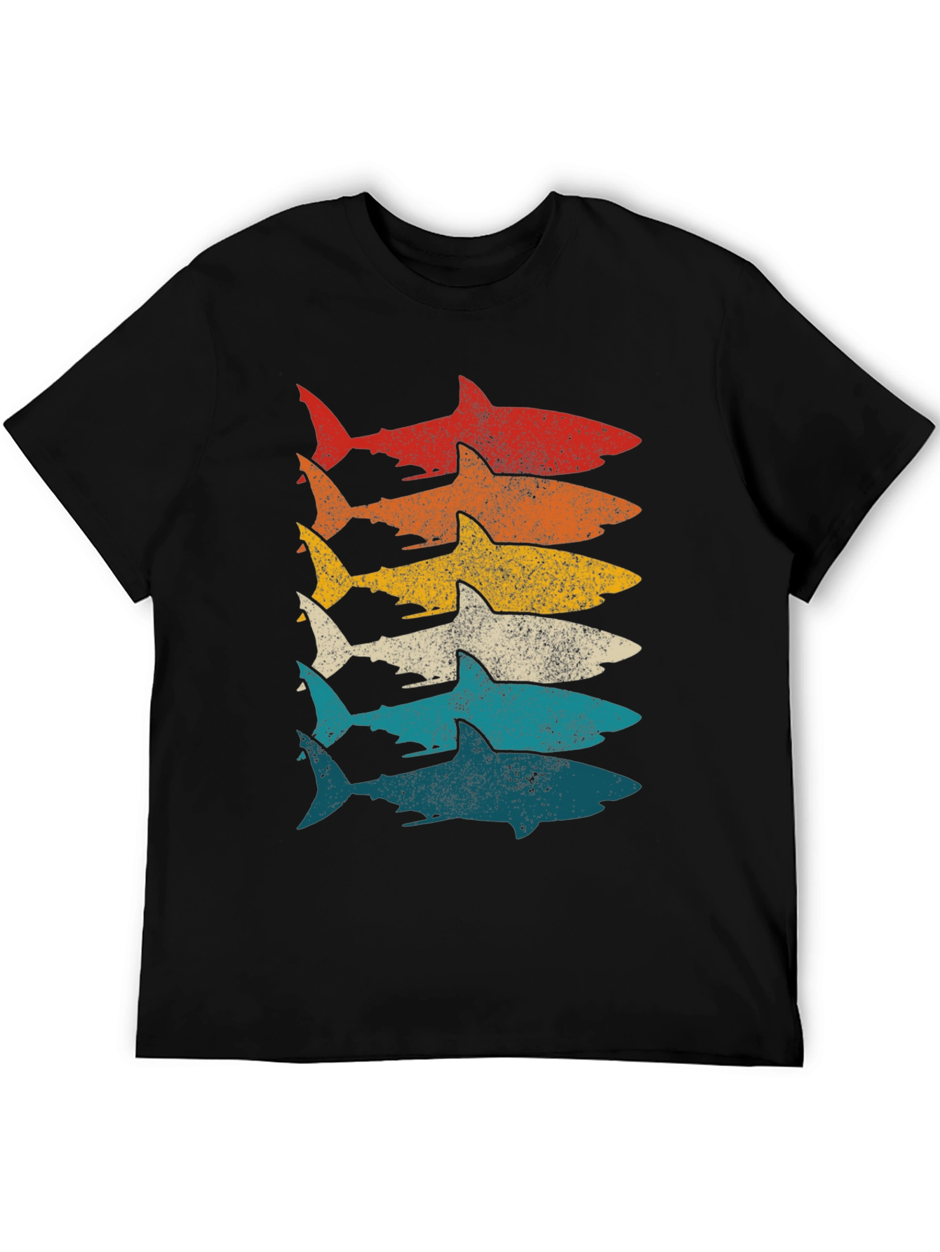Retro Shark Stack T-Shirt
