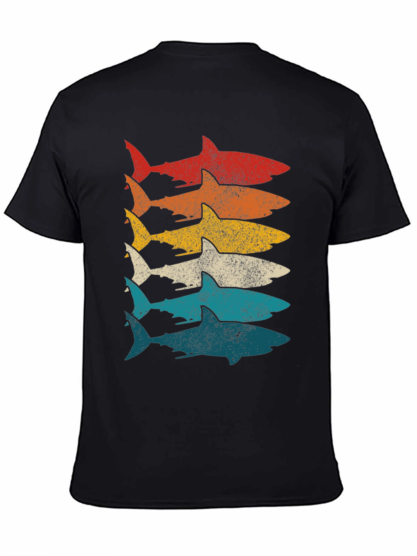 Retro Shark Stack T-Shirt