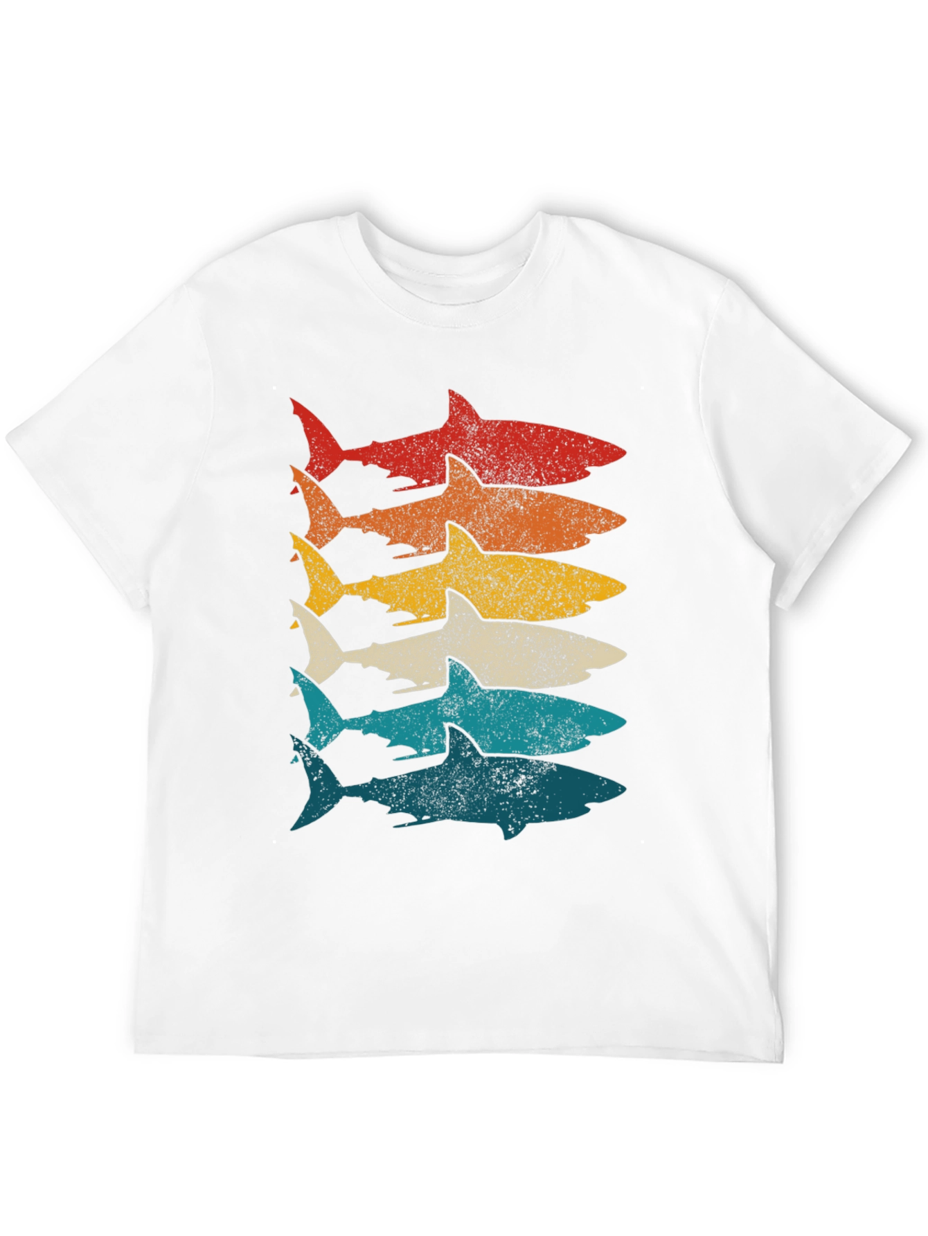 Retro Shark Stack T-Shirt