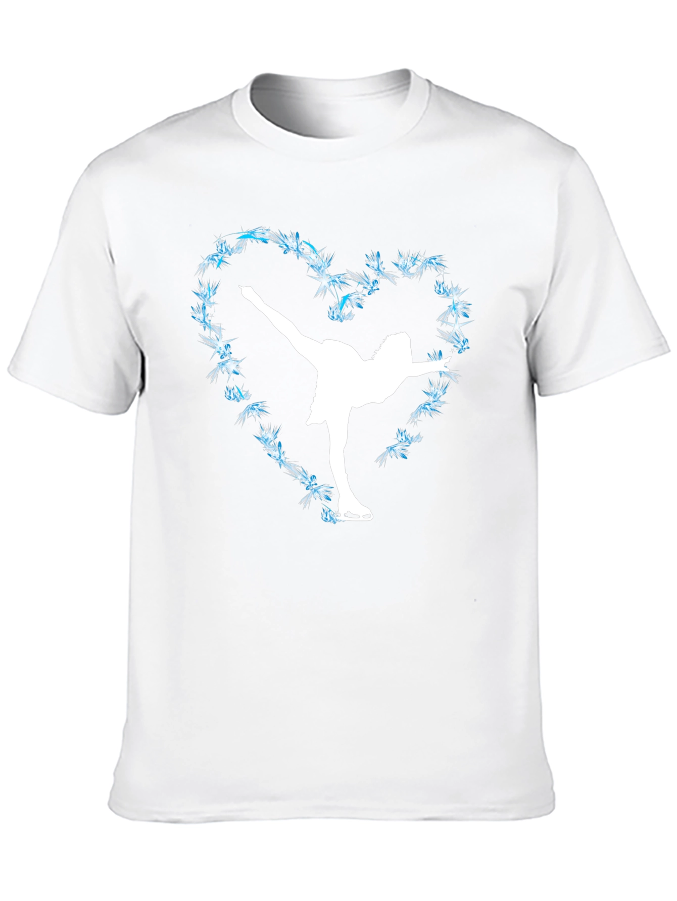 Figure Skating Heart Tee - Ice Skater T-Shirt