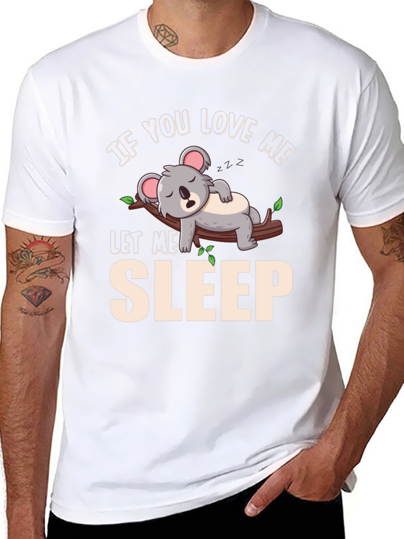 Cute Koala Sleep T-Shirt