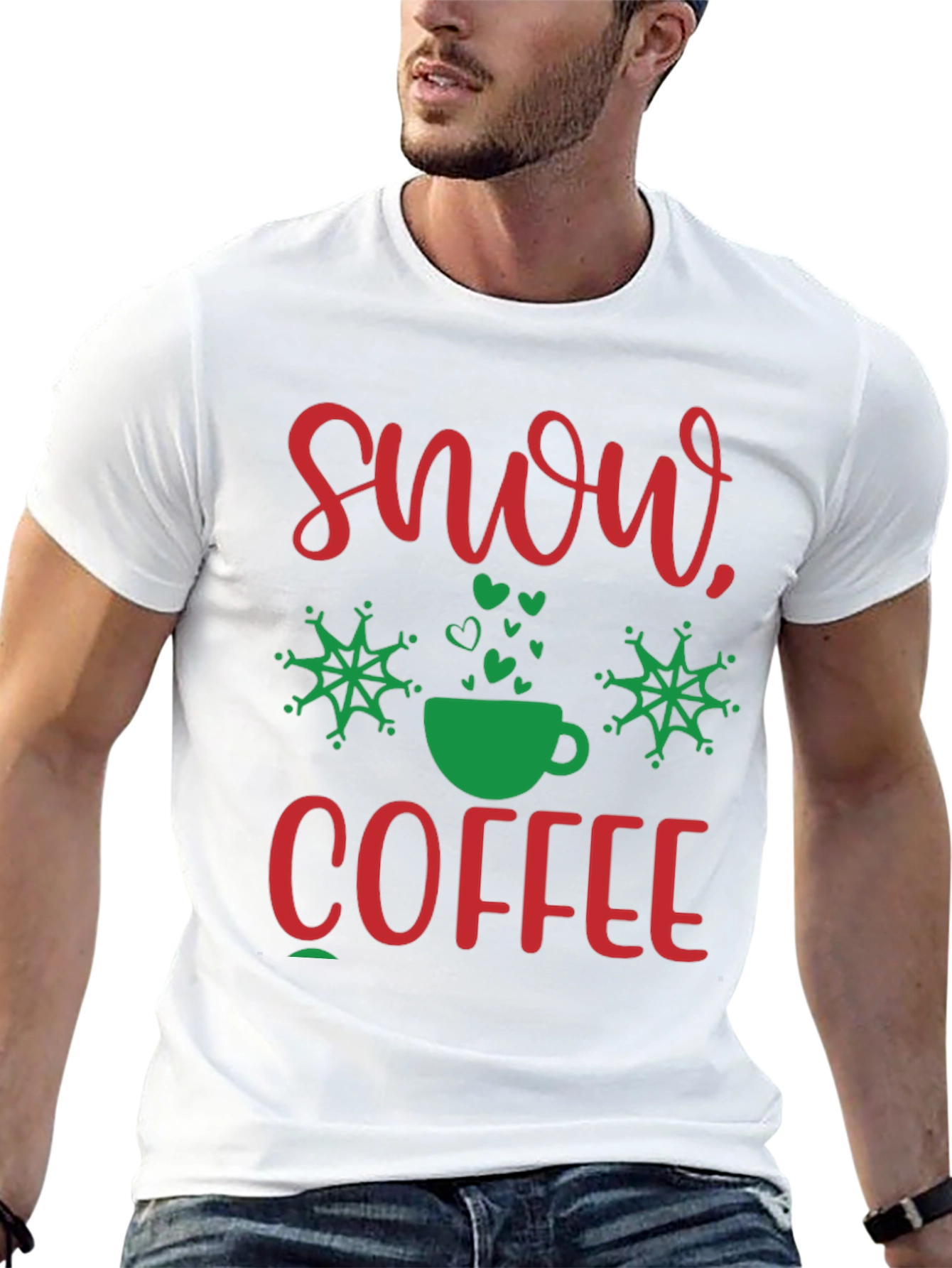 Snow Coffee Graphic Tee