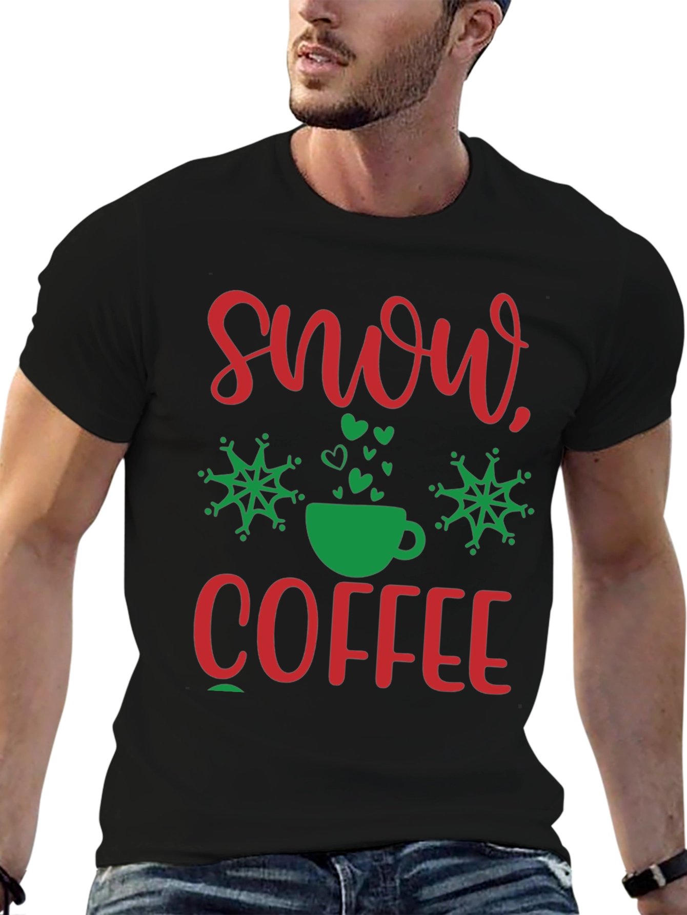 Snow Coffee Graphic Tee