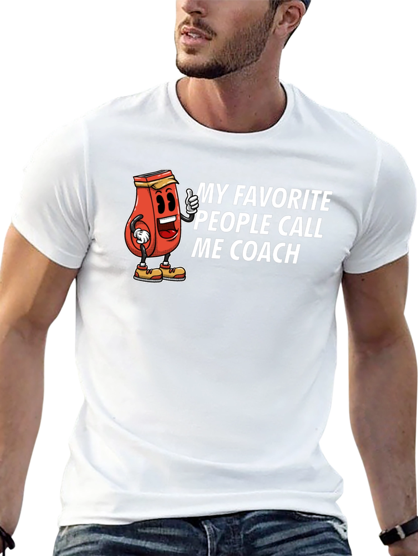 Coach Cartoon T-Shirt - Funny Apparel