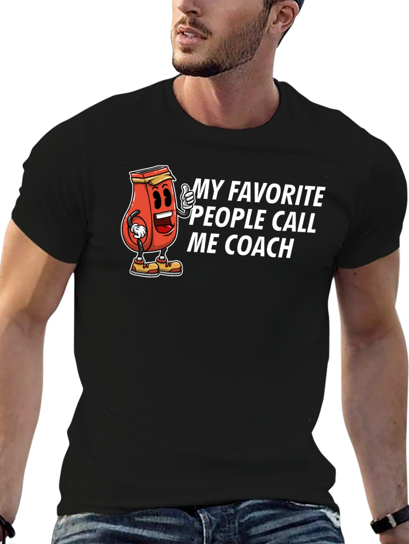Coach Cartoon T-Shirt - Funny Apparel