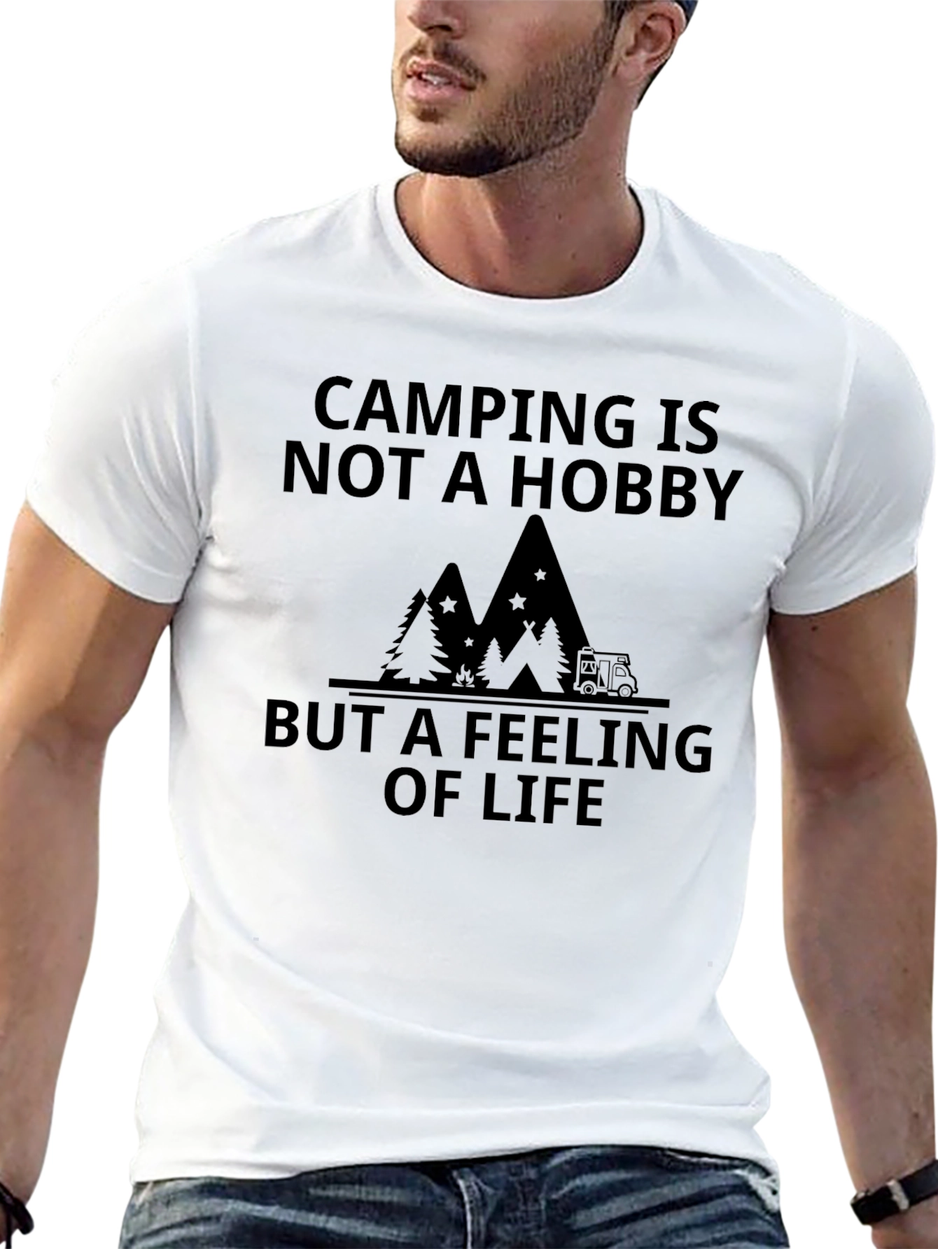 Camping is a Feeling of Life T-Shirt