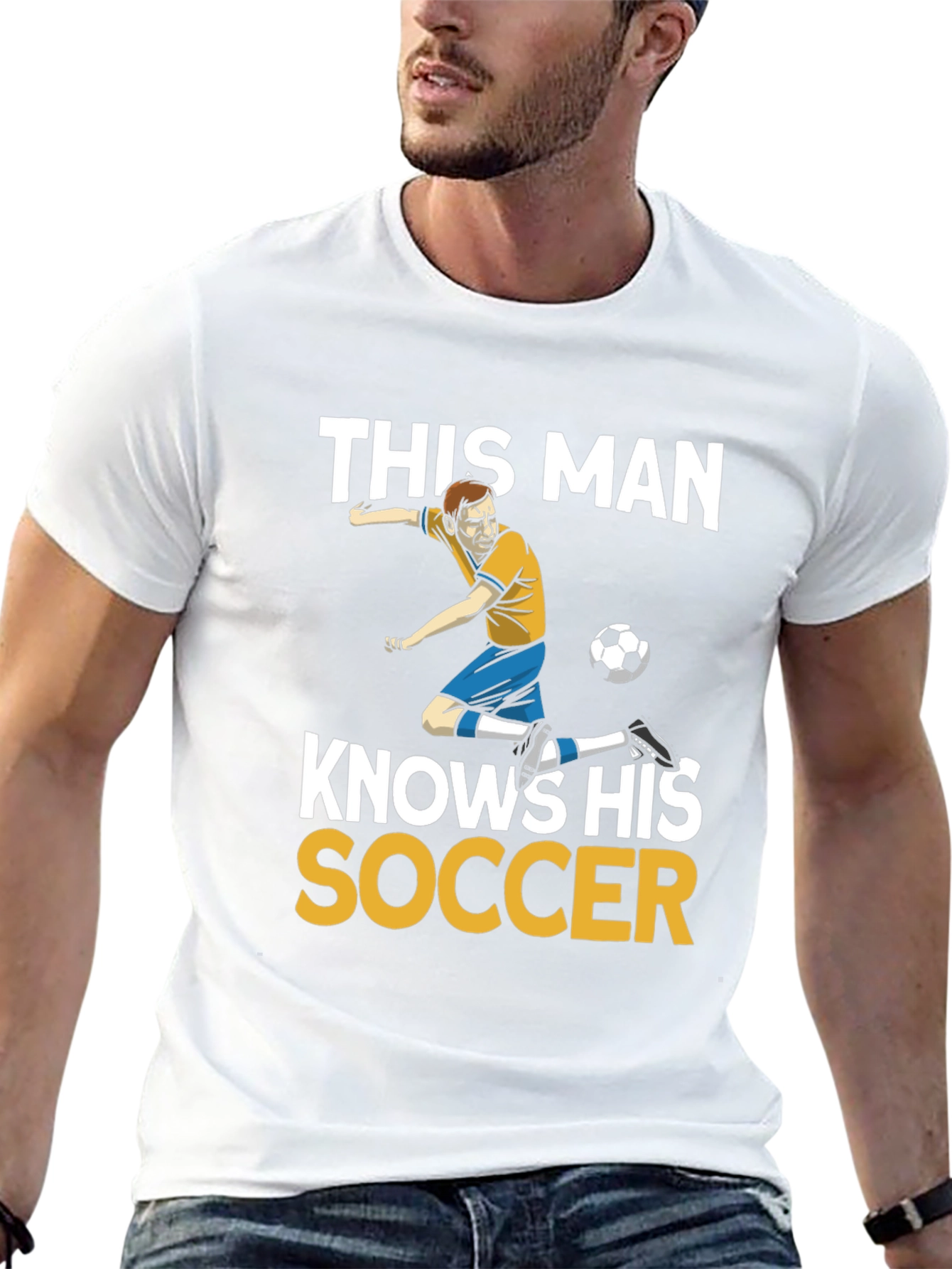 This Man Knows His Soccer Graphic Tee