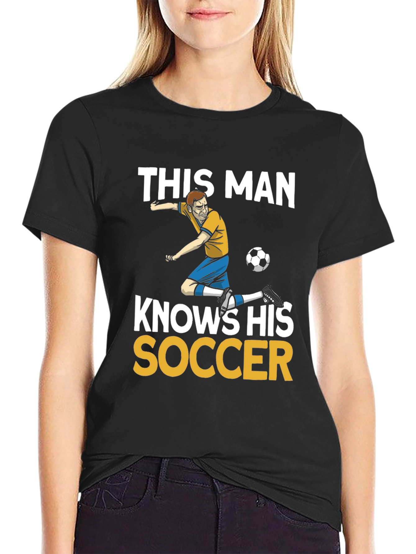 This Man Knows His Soccer Graphic Tee