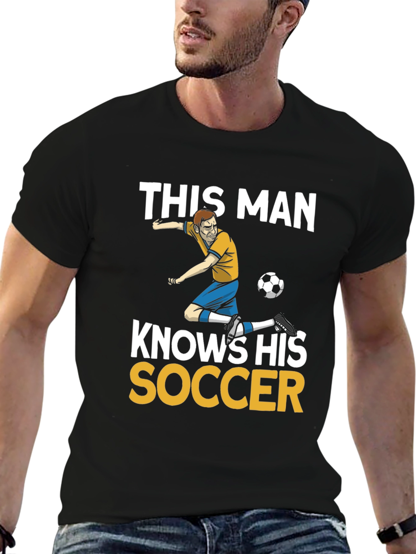 This Man Knows His Soccer Graphic Tee
