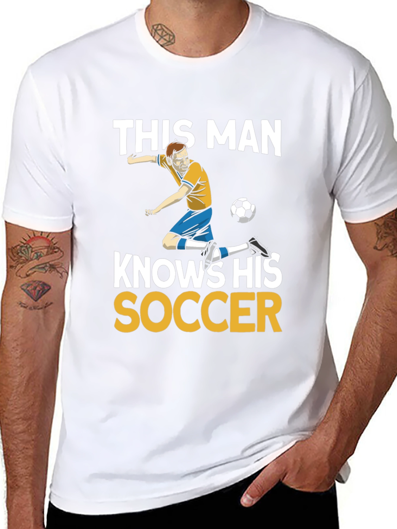 This Man Knows His Soccer Graphic Tee