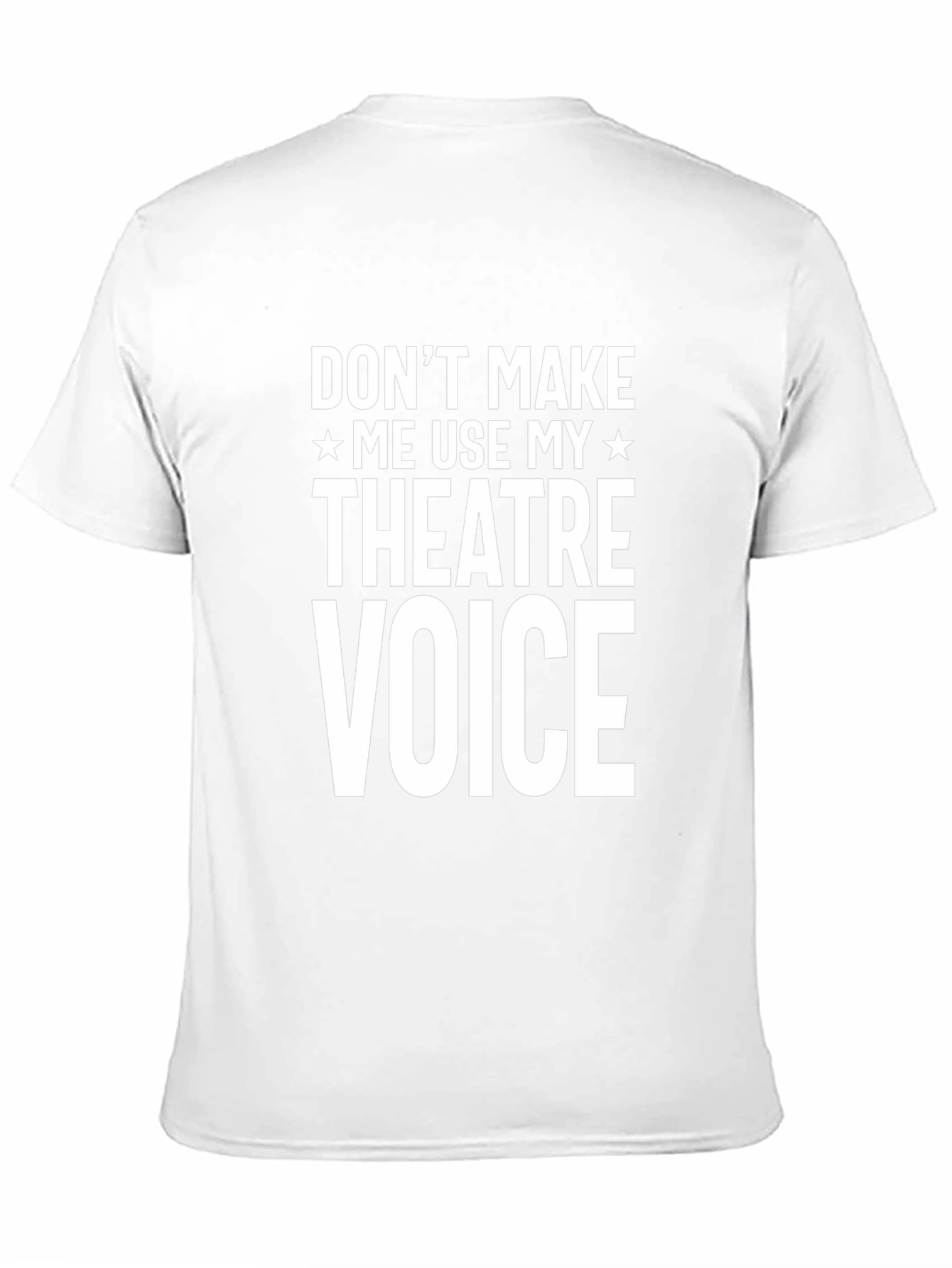 Theater Voice Graphic Tee - Funny Actor T-Shirt