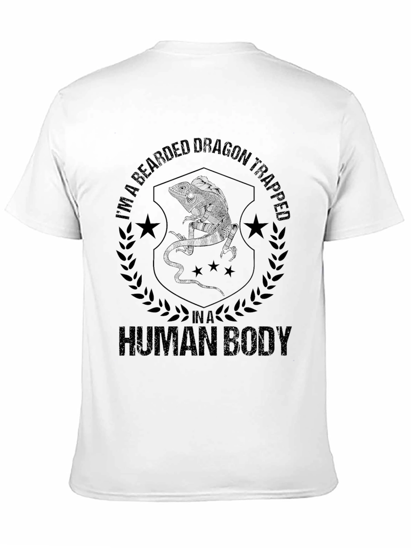 Bearded Dragon Trapped in a Human Body Graphic Tee