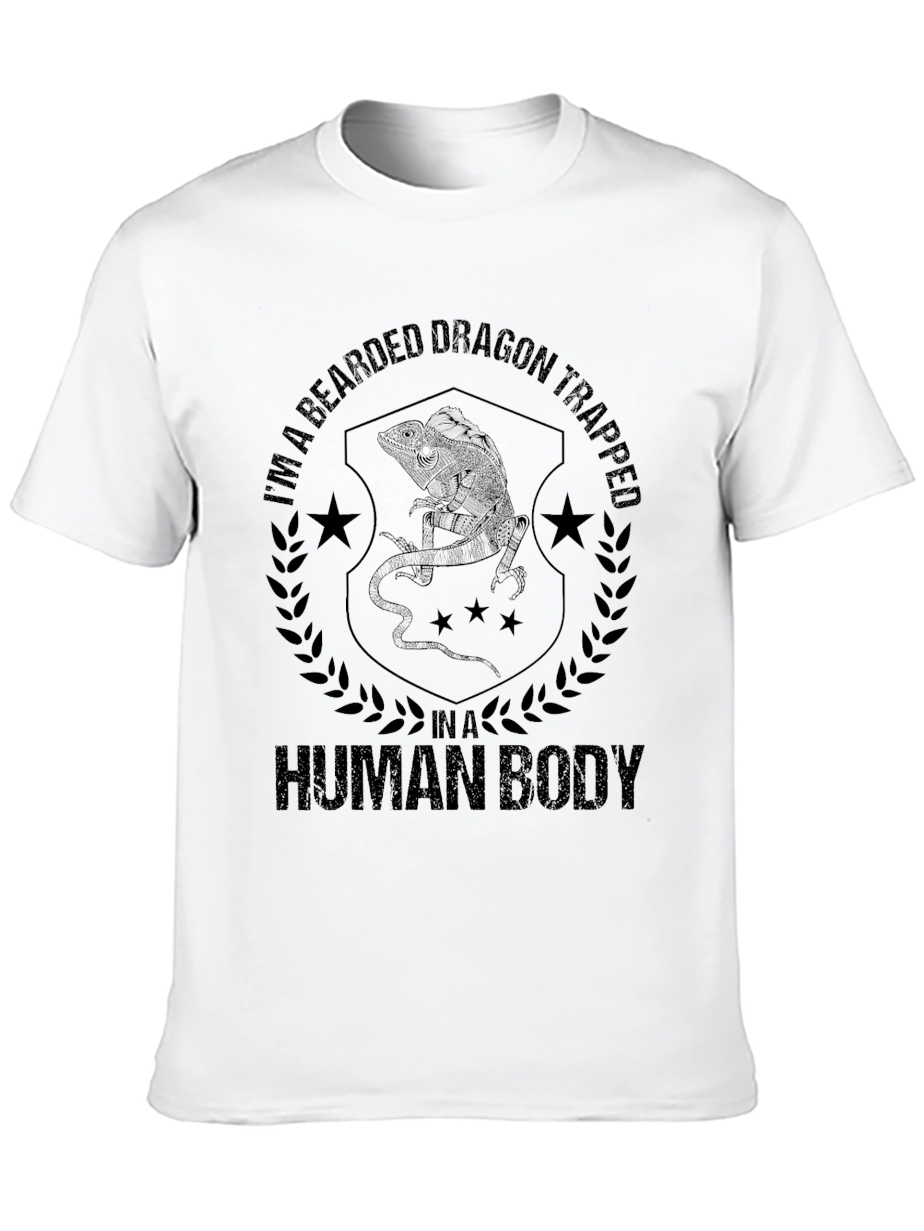 Bearded Dragon Trapped in a Human Body Graphic Tee