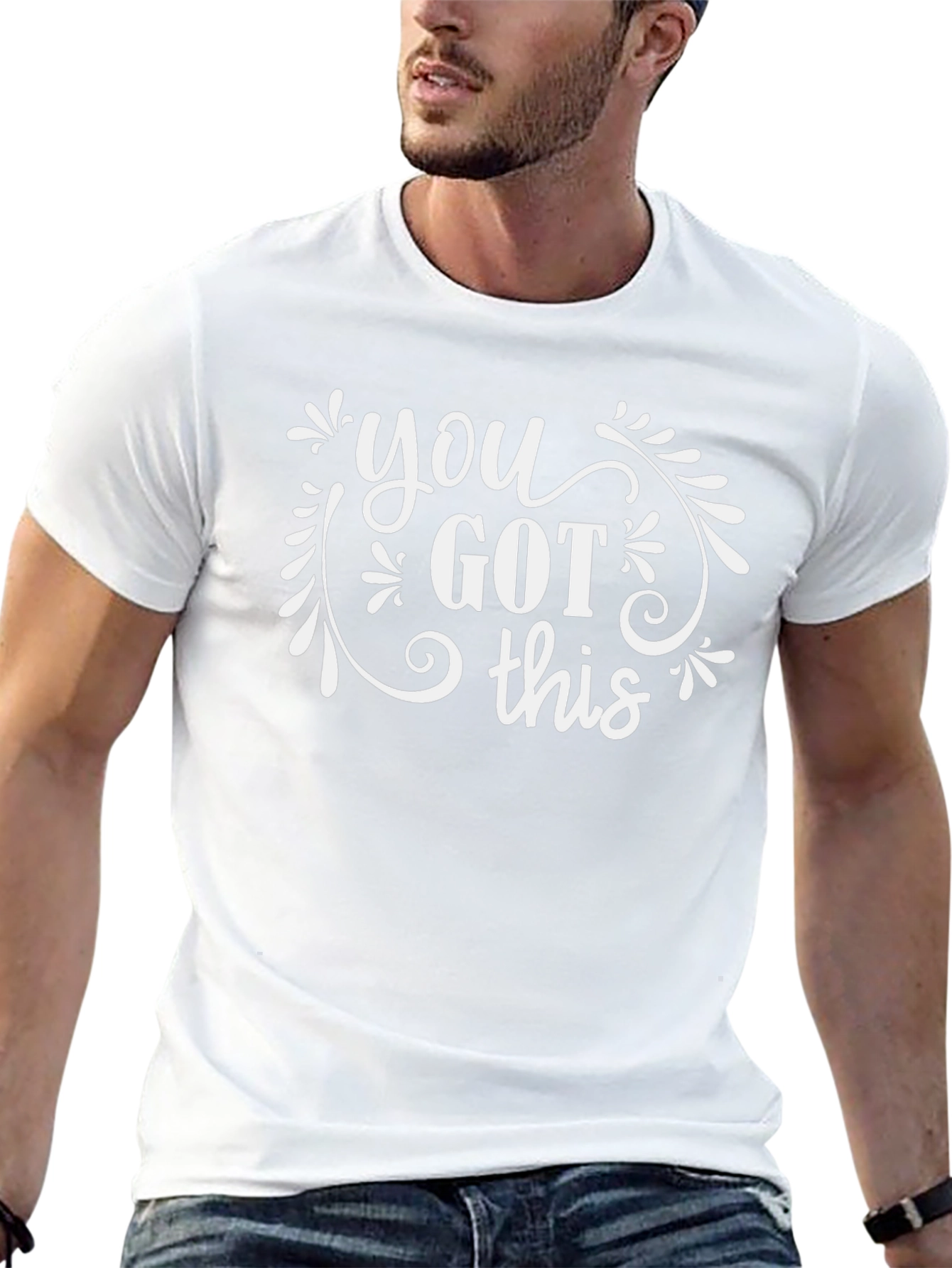 You Got This Black Graphic T-Shirt