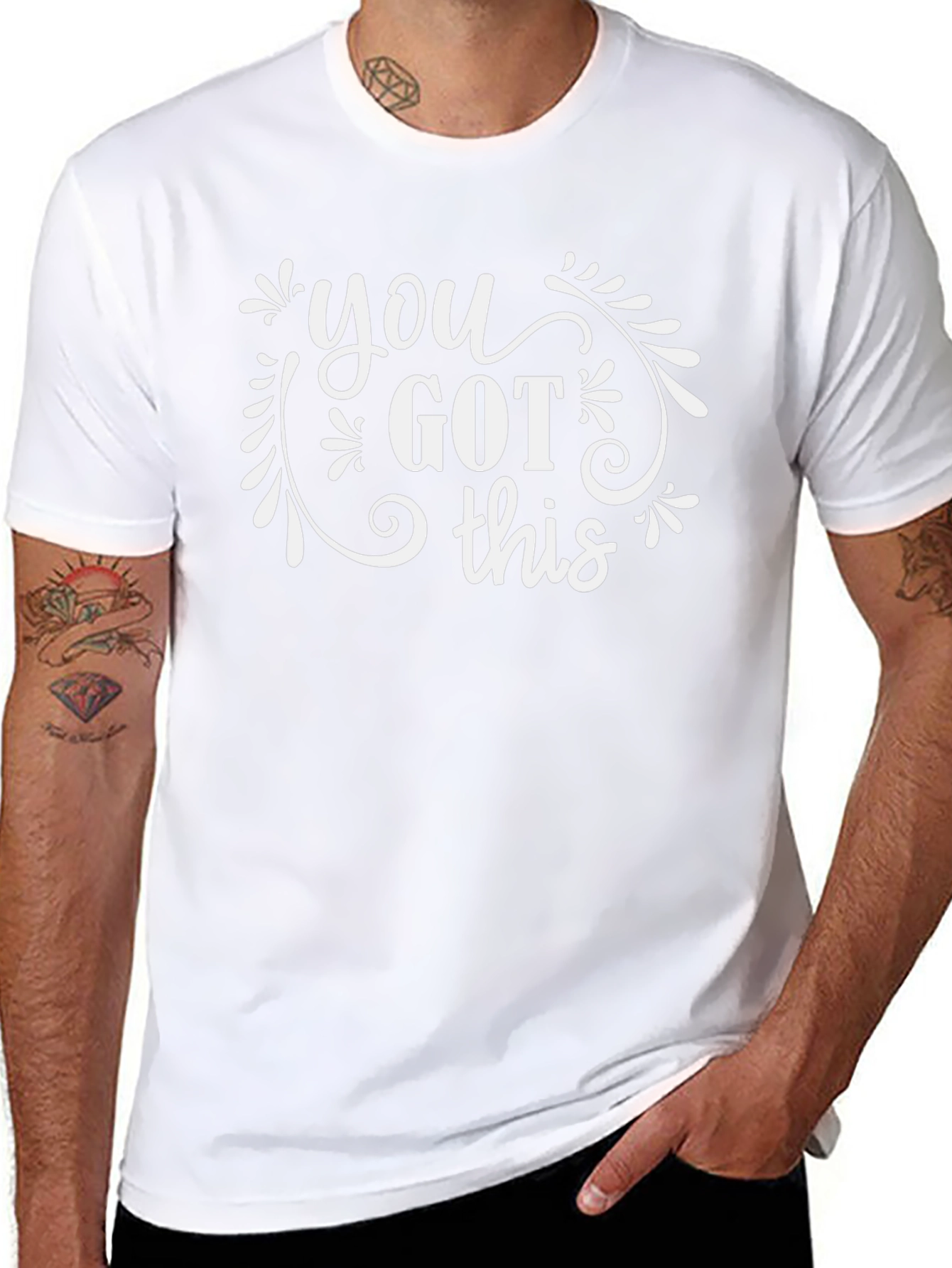 You Got This Black Graphic T-Shirt