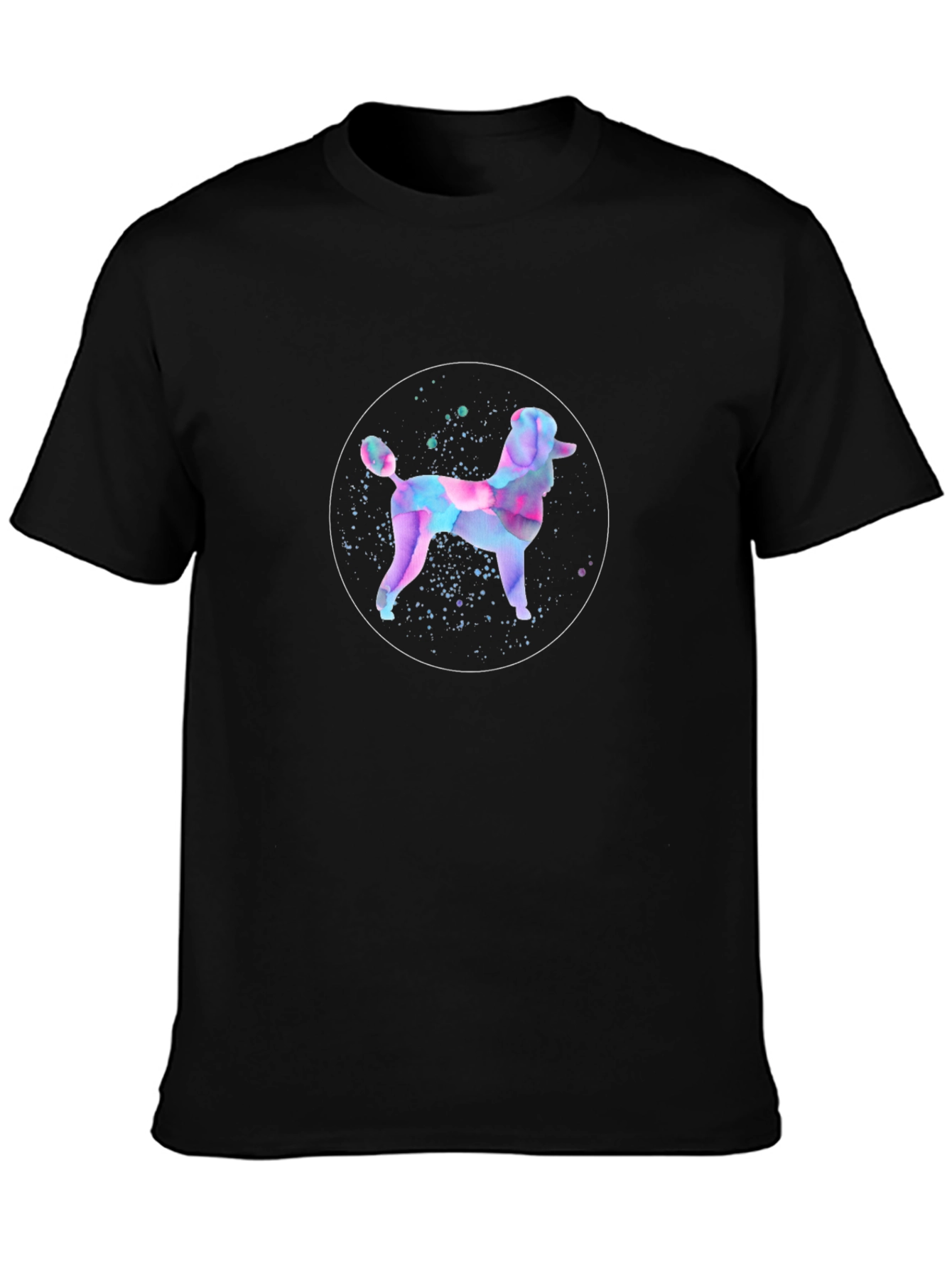 Abstract Poodle Graphic Tee - Trendy Menswear