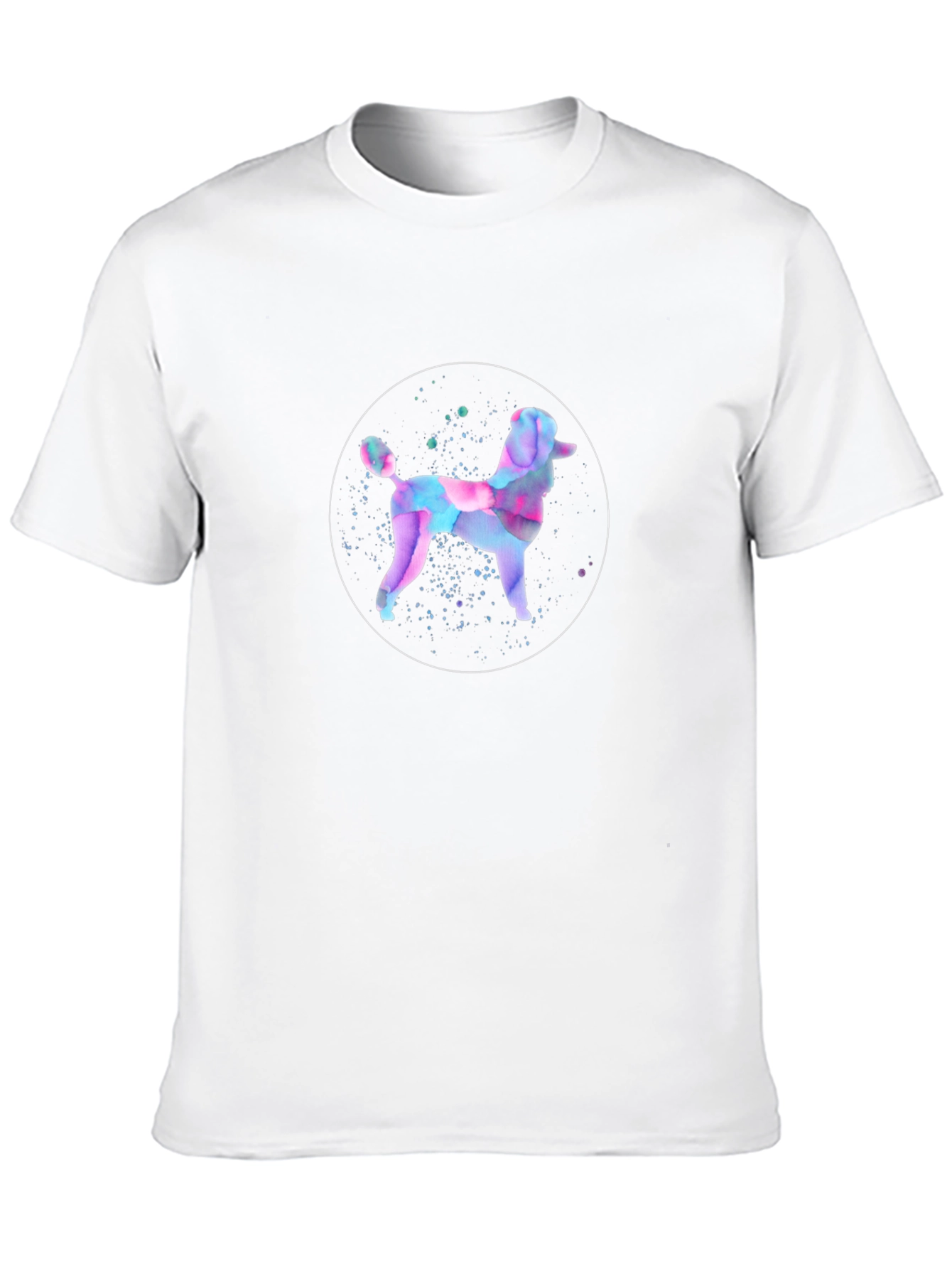 Abstract Poodle Graphic Tee - Trendy Menswear