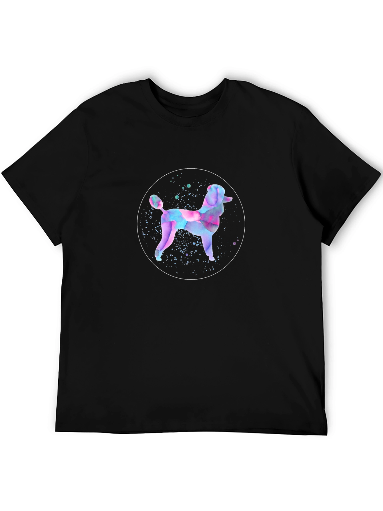 Abstract Poodle Graphic Tee - Trendy Menswear