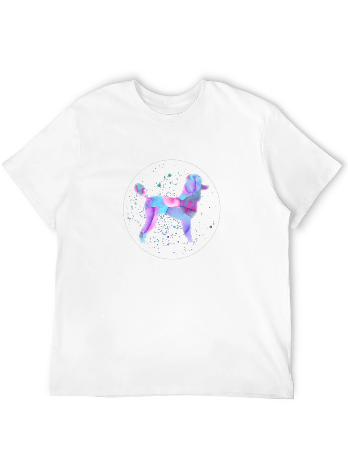 Abstract Poodle Graphic Tee - Trendy Menswear