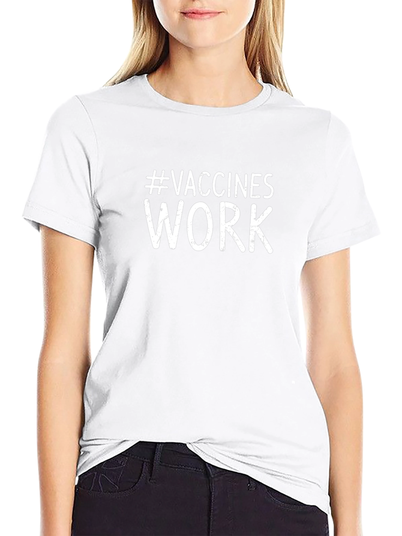 #Vaccines Work T-Shirt - Pro-Vaccination Tee