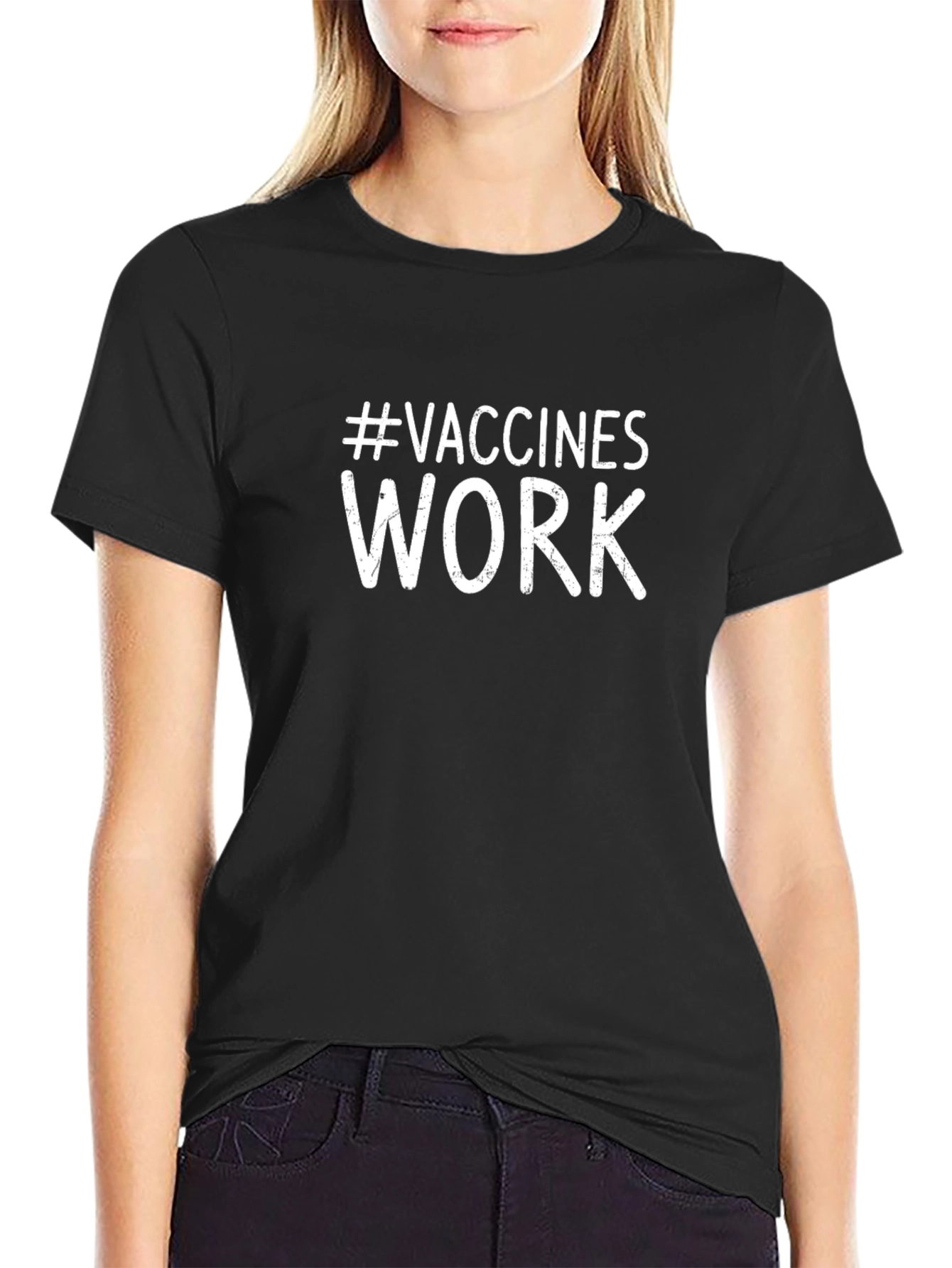 #Vaccines Work T-Shirt - Pro-Vaccination Tee