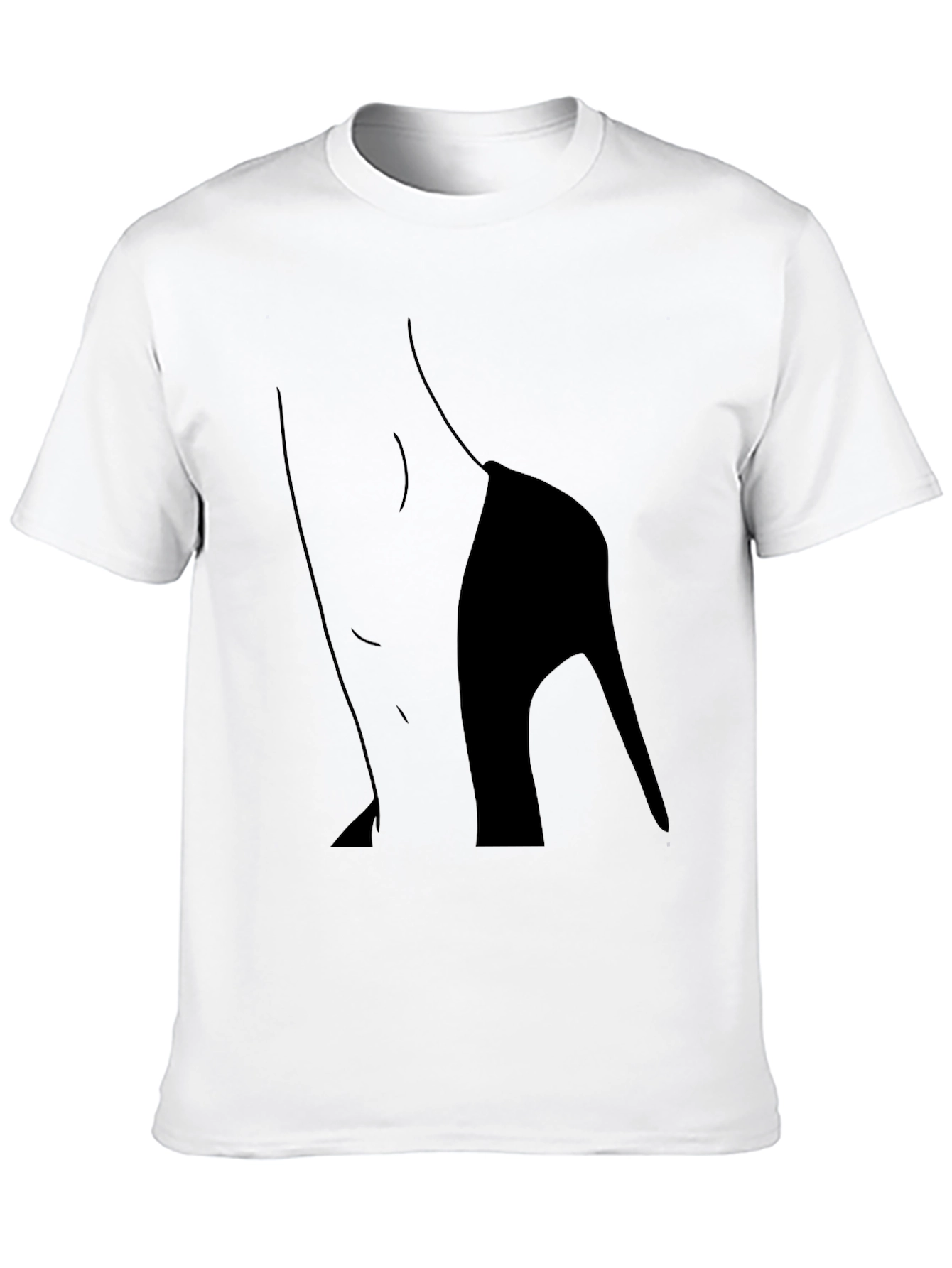 Black High Heel Graphic Tee